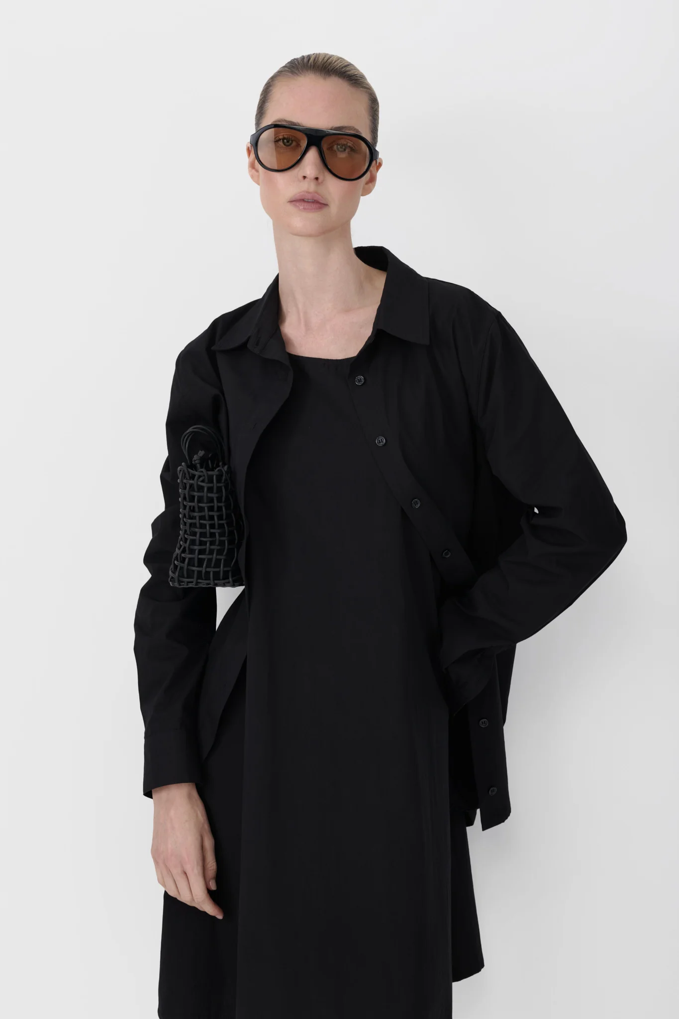 2 in 1 Poplin Dress - Image 2