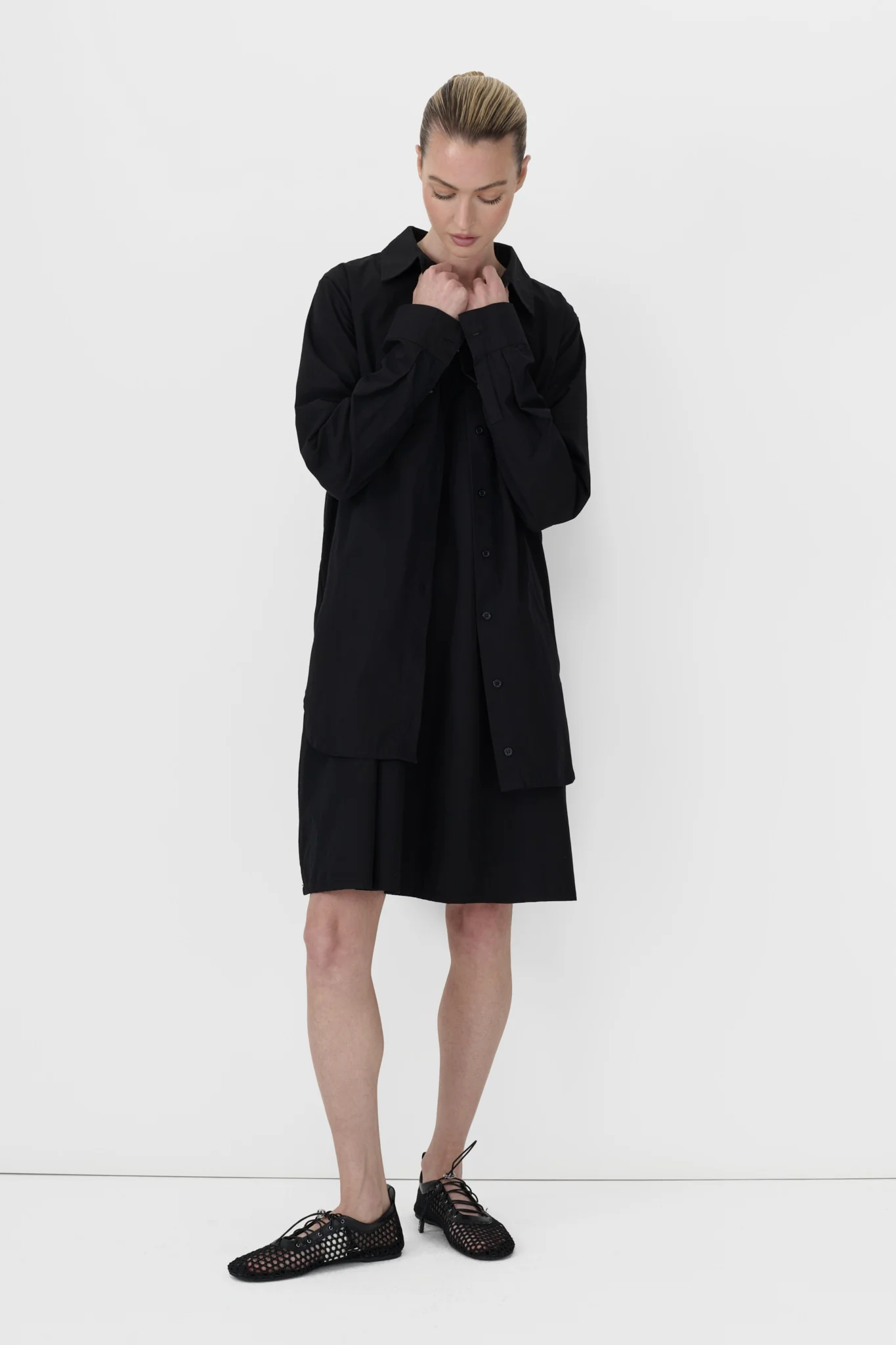 2 in 1 Poplin Dress - Image 6