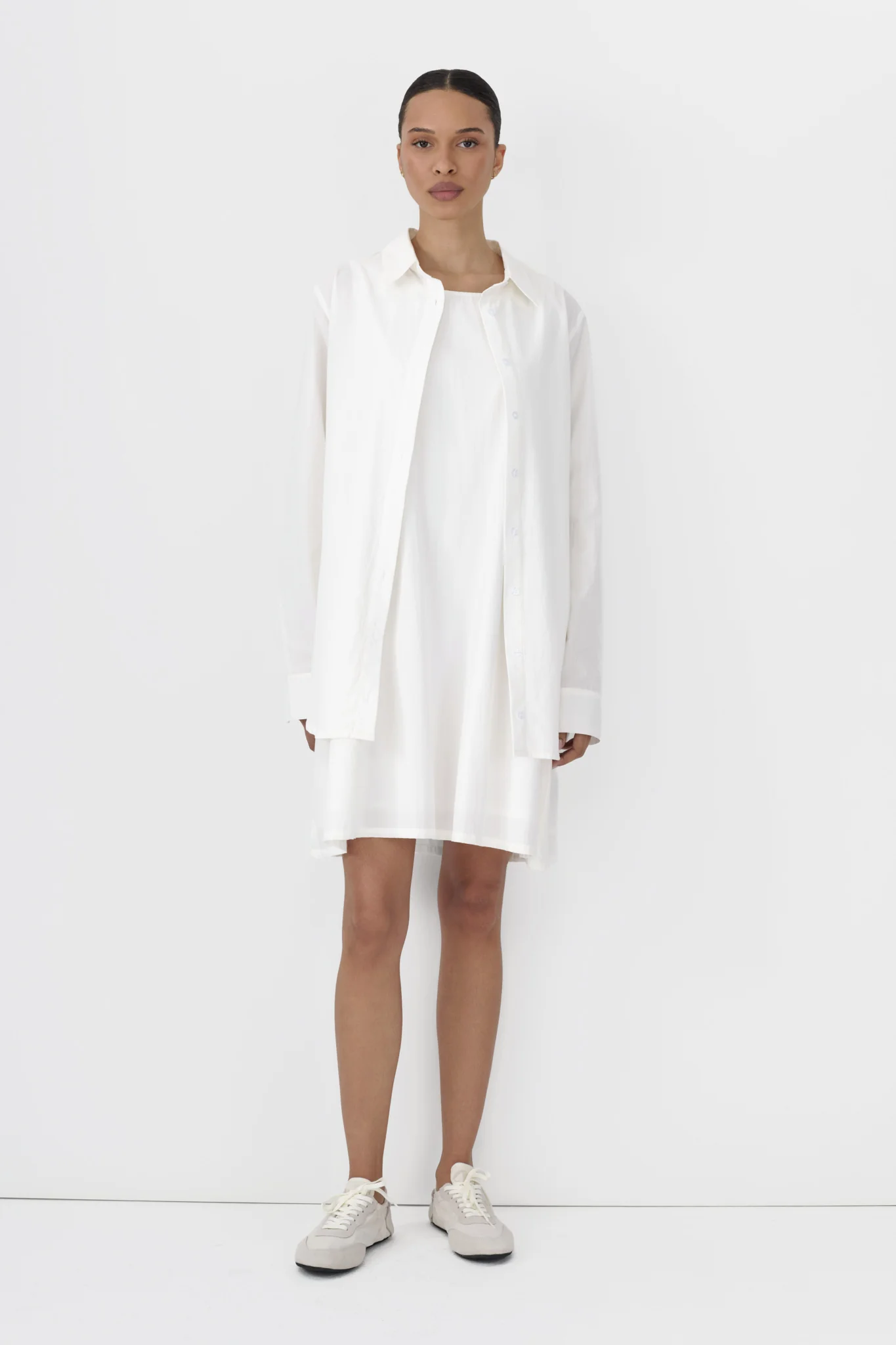 2 in 1 Poplin Dress - Image 9