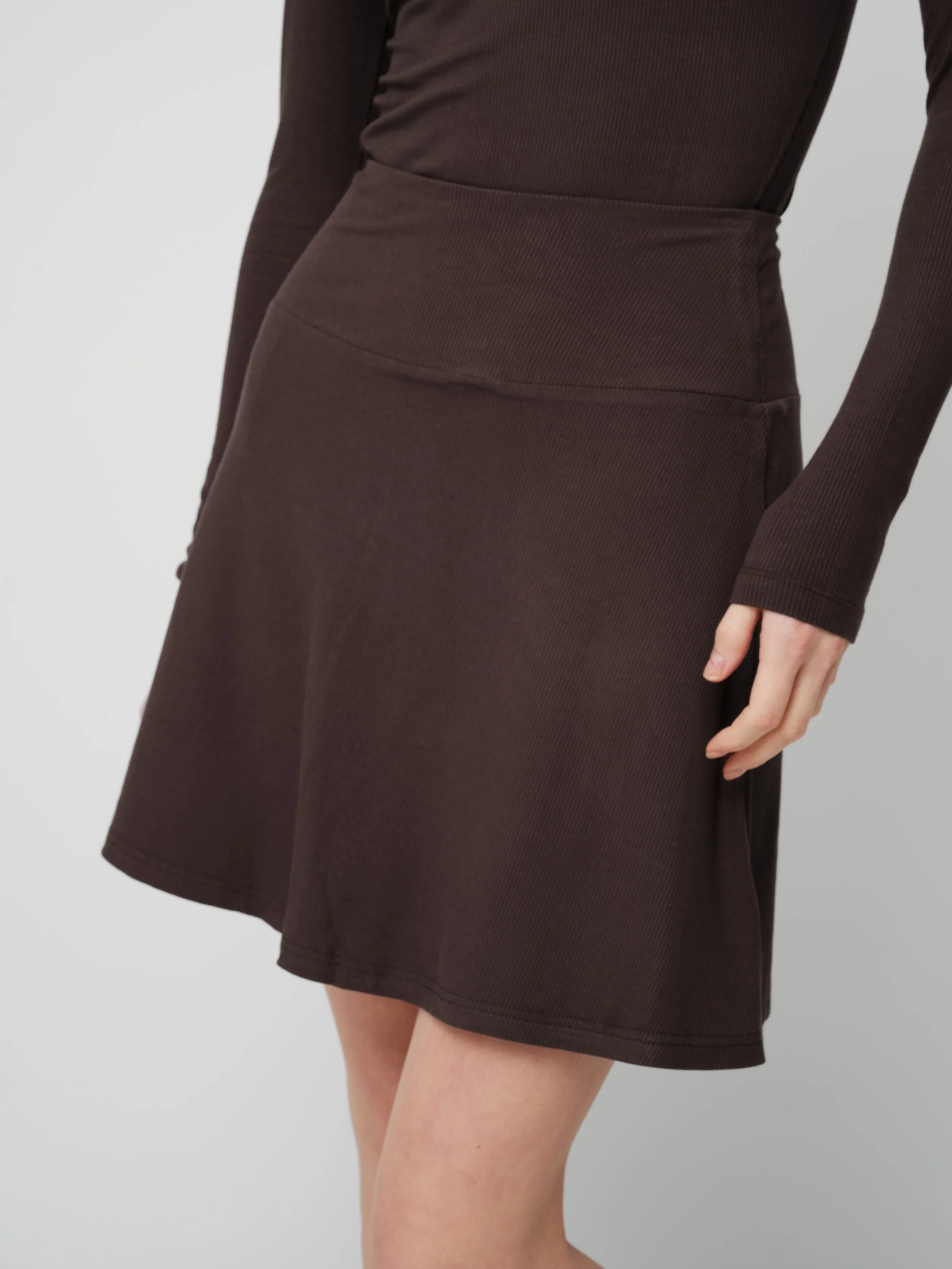 Basic Soft Rib Circle Skirt 18" - Image 7