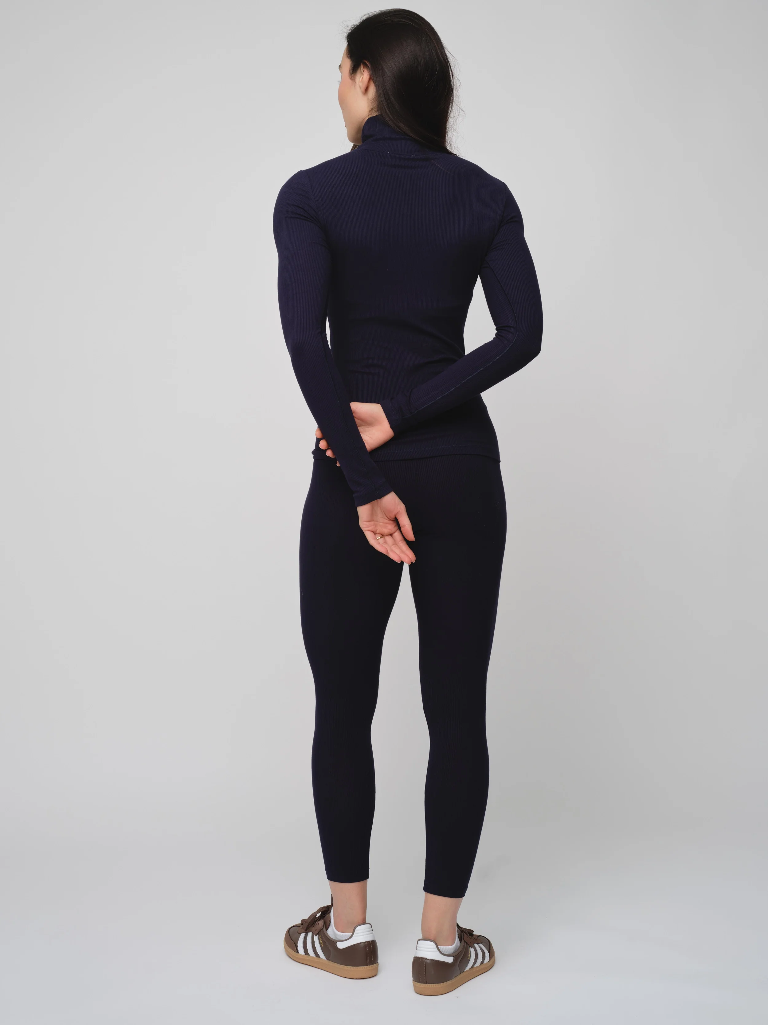 Basic Soft Rib Leggings - Image 7