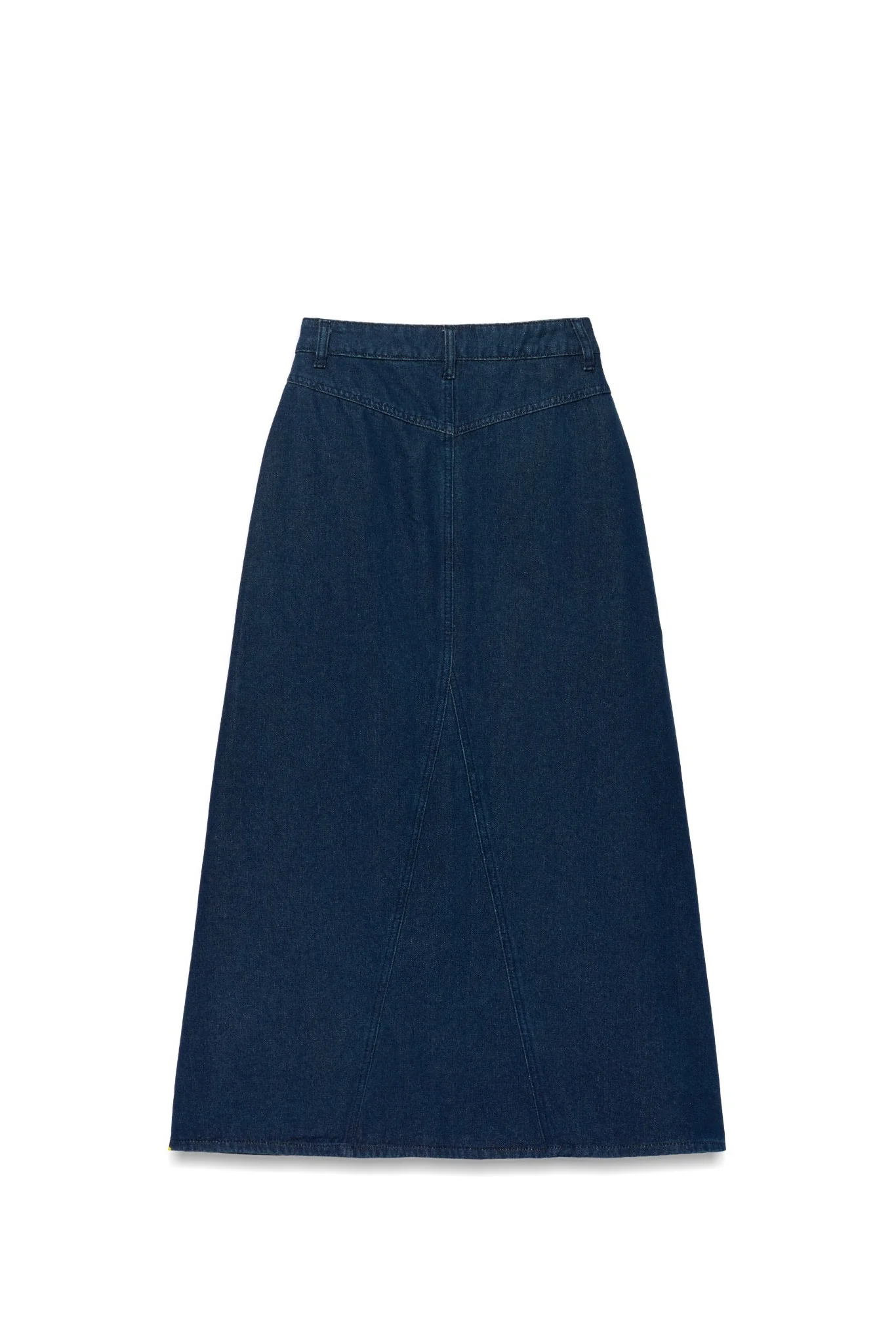 Denim A-Line Yoke Skirt - Image 4