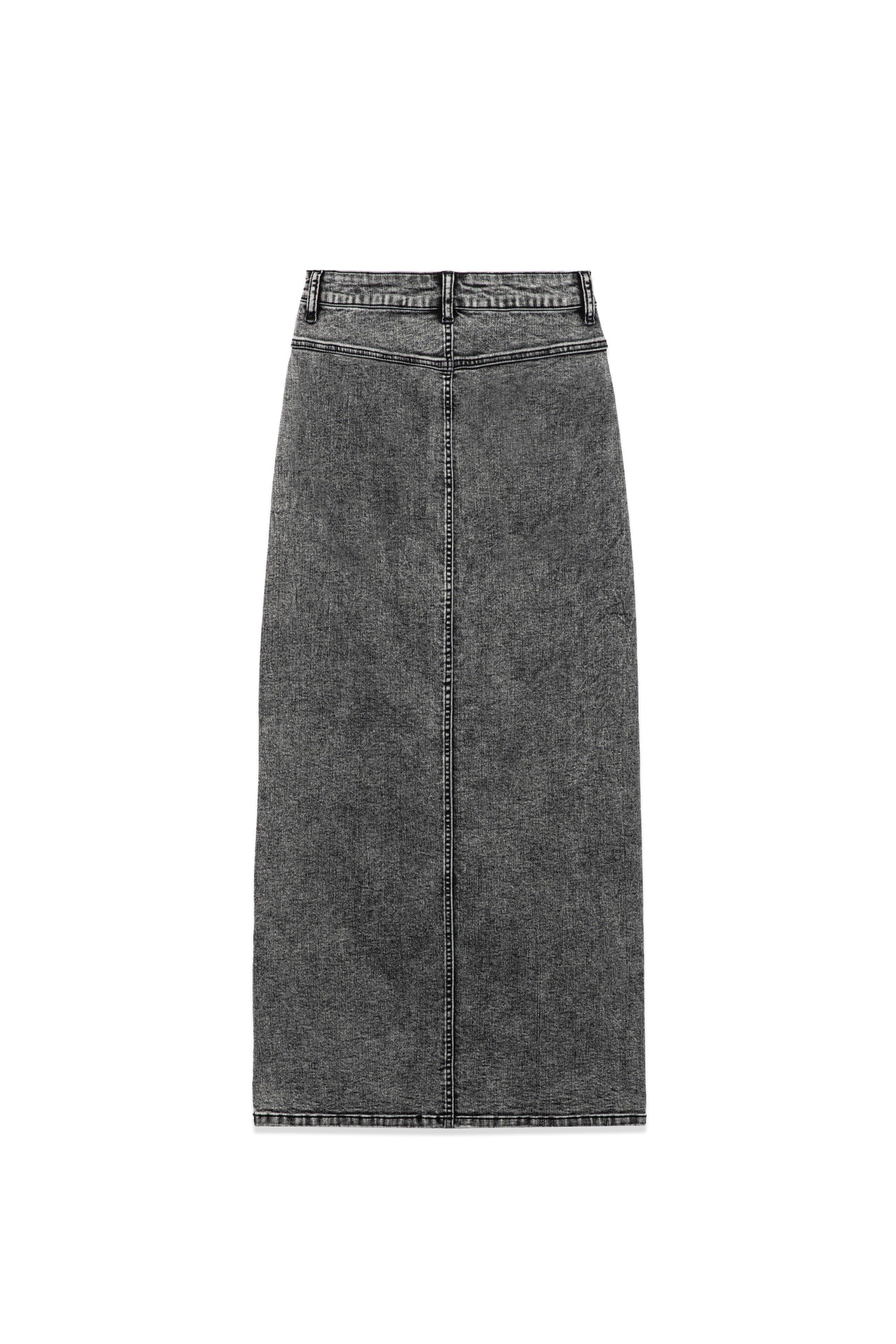 Denim Midi Skirt - Image 4