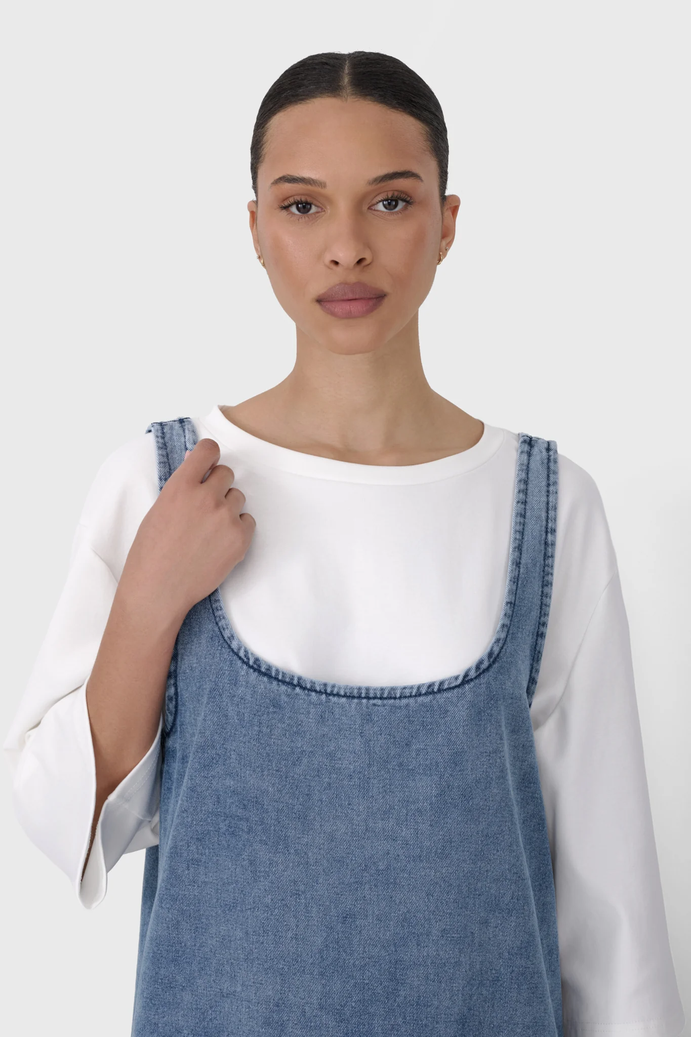 Denim Pinafore - Image 3