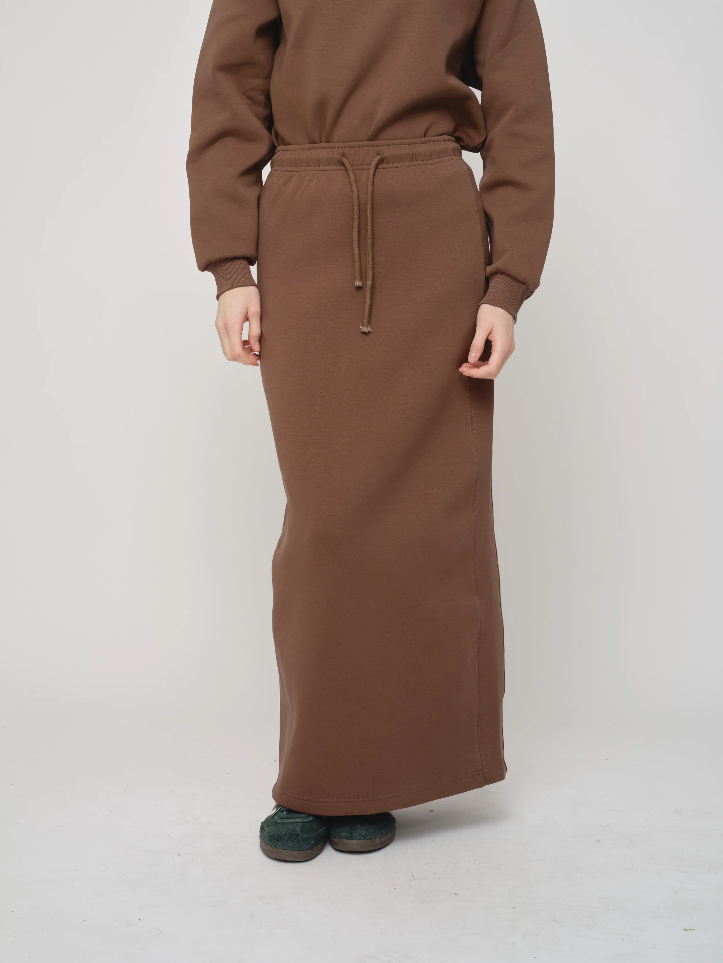 Drawstring Sweat Skirt - Image 5