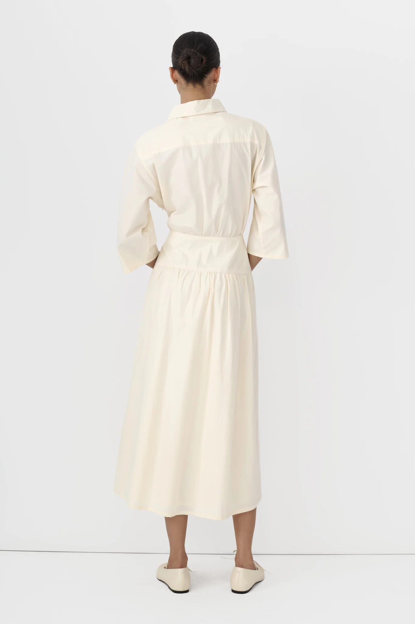 Dropwaist Shirt Dress - Image 3