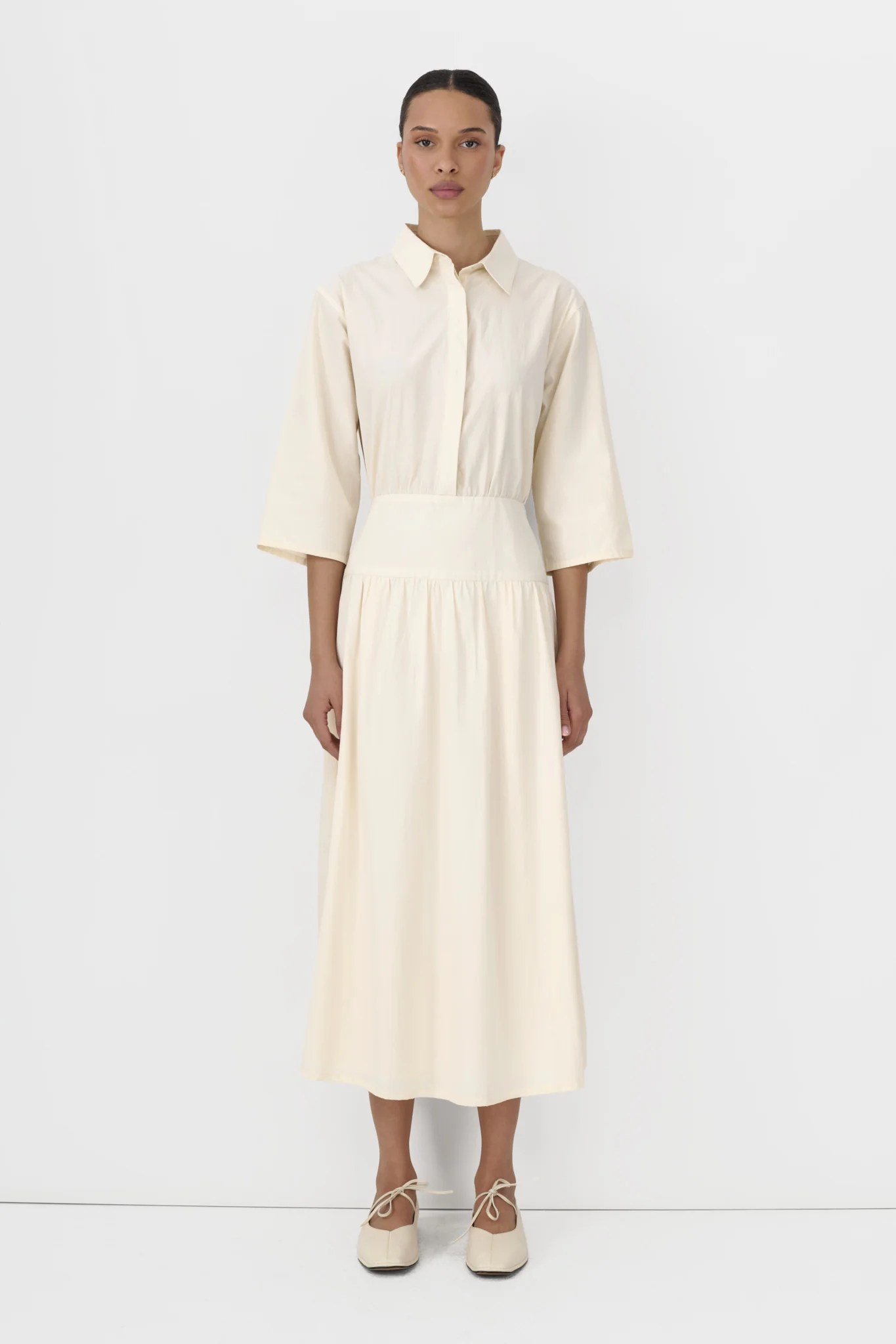 Dropwaist Shirt Dress - Image 4