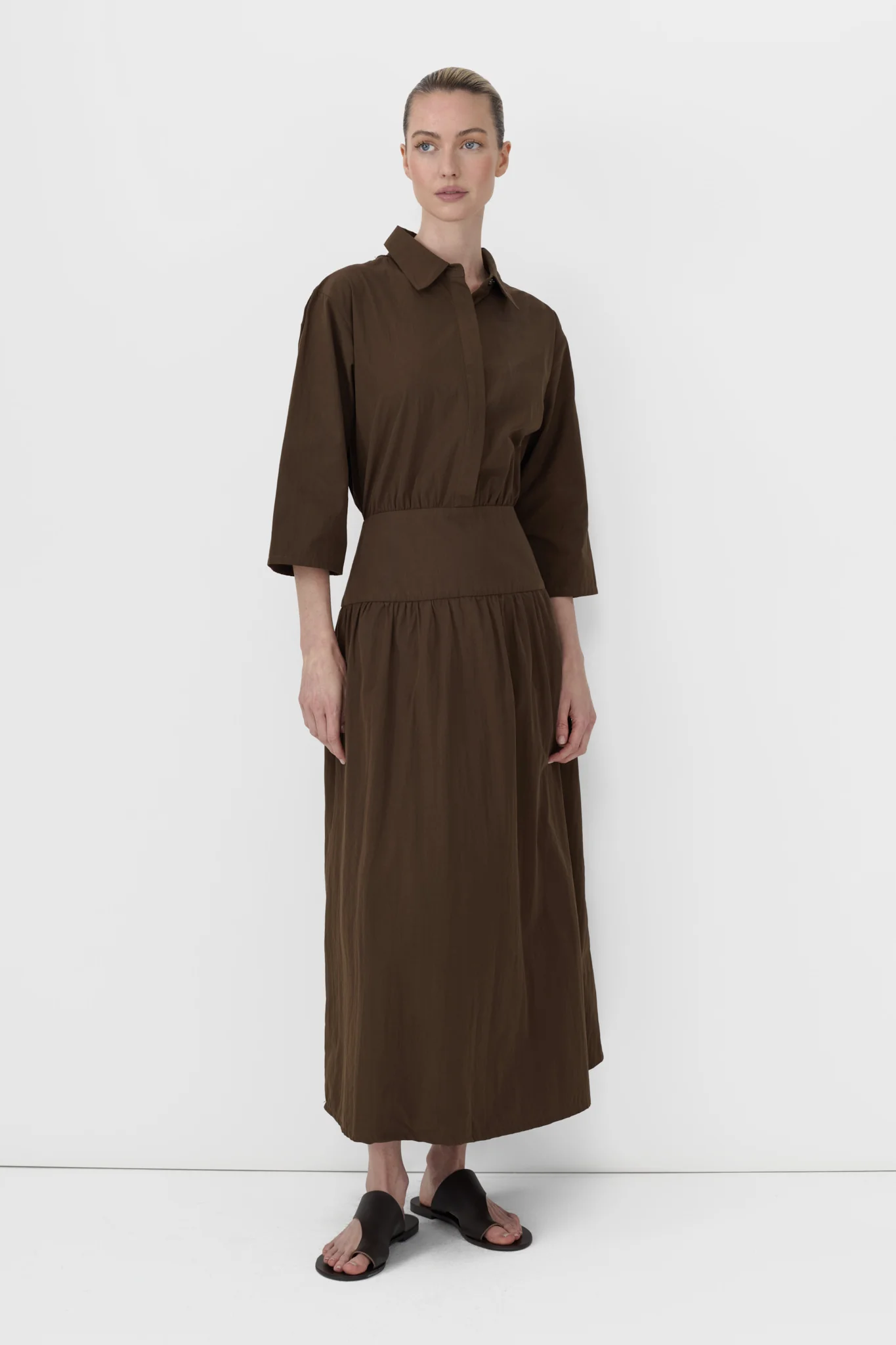 Dropwaist Shirt Dress - Image 6