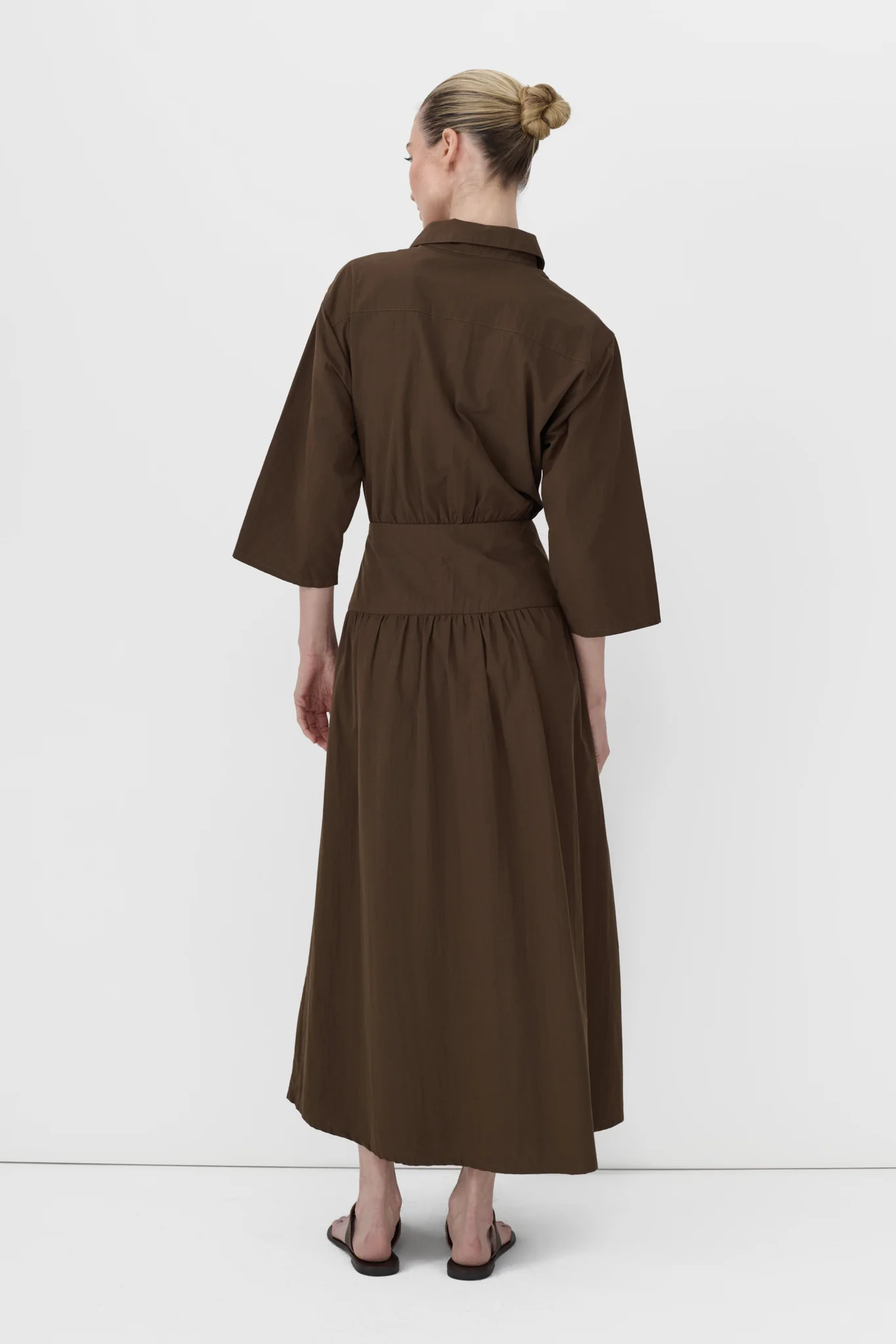 Dropwaist Shirt Dress - Image 8