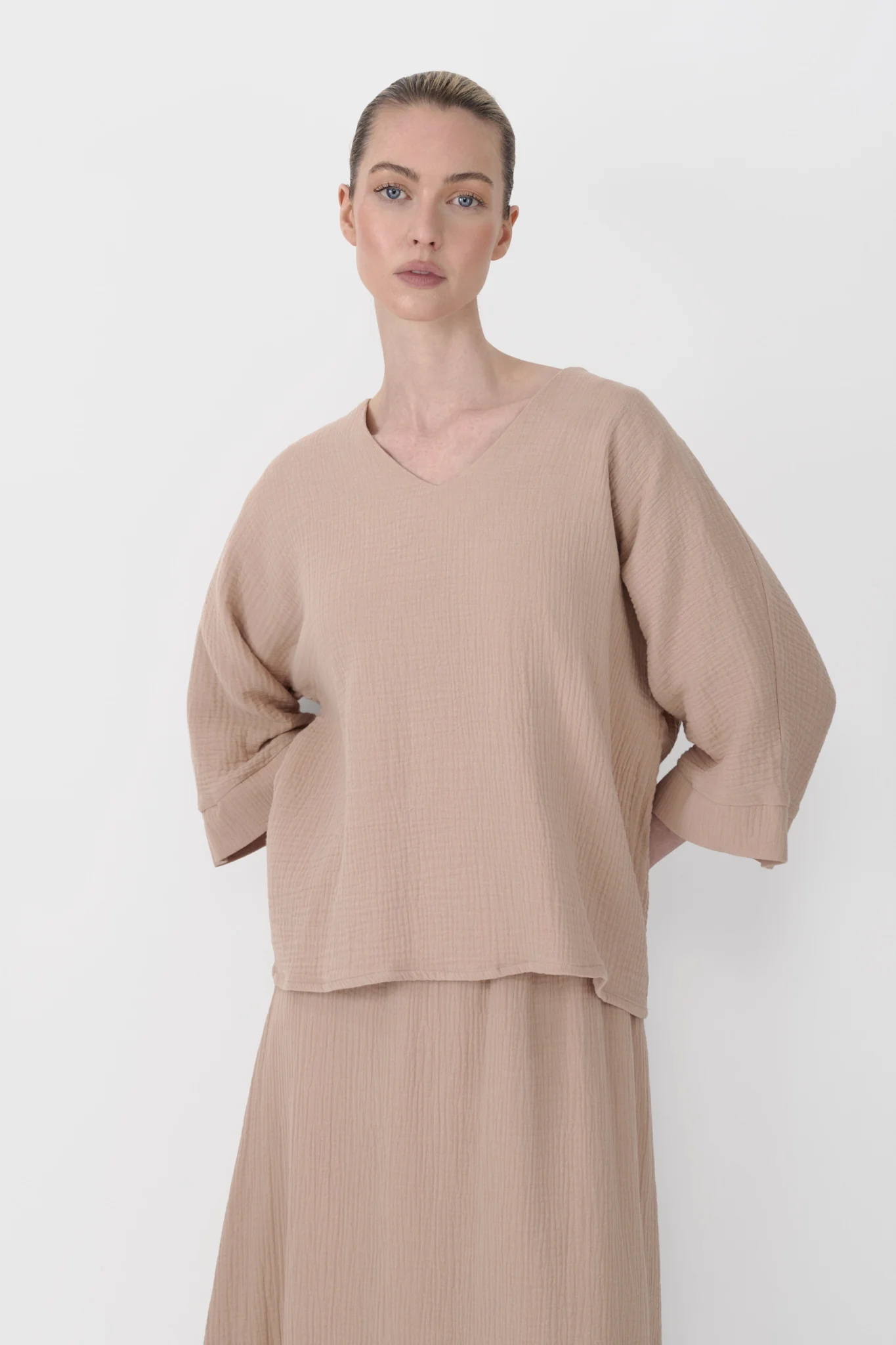 Gauze Dolman Top - Image 3