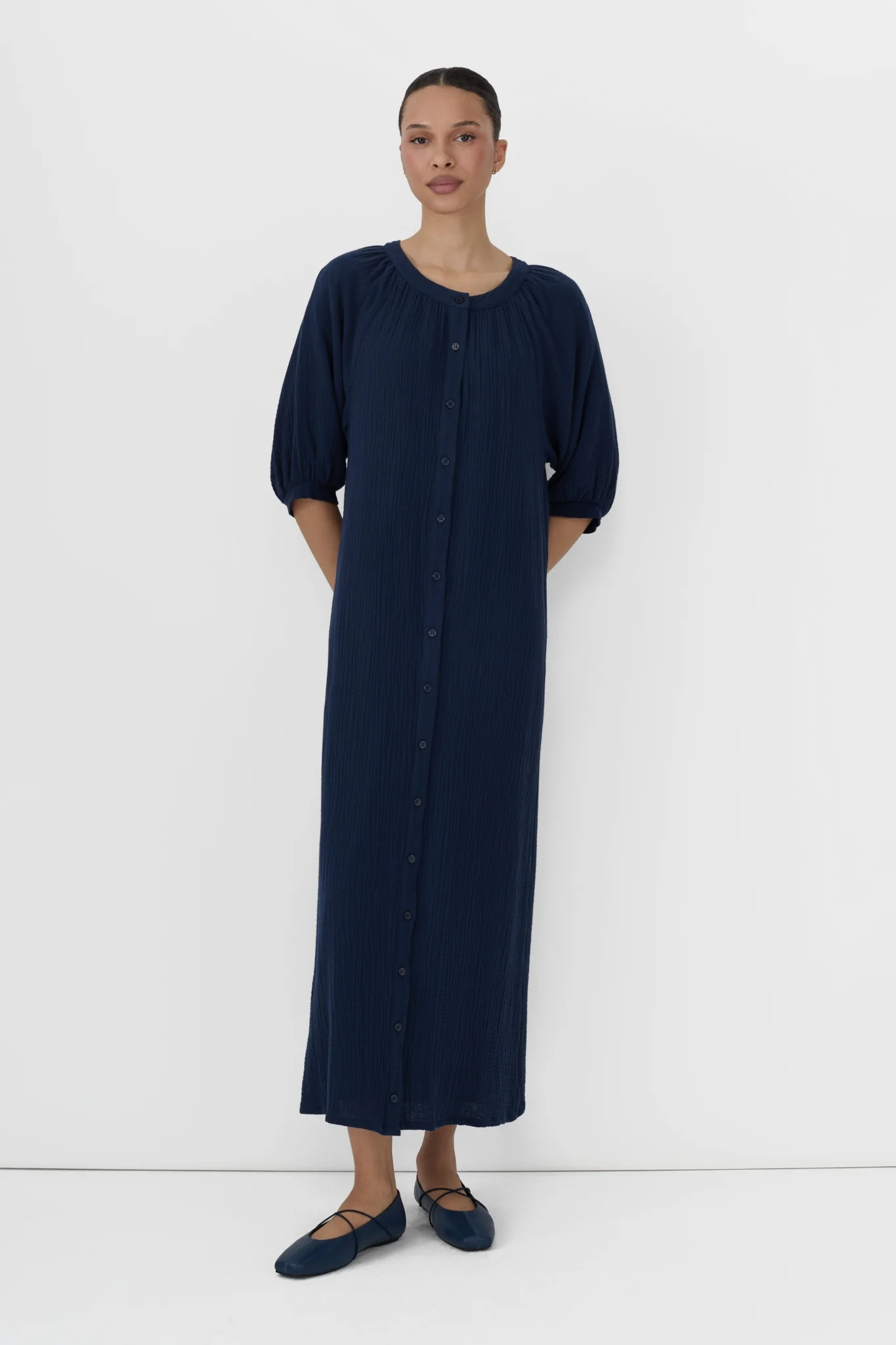 Gauze Maxi Dress - Image 10