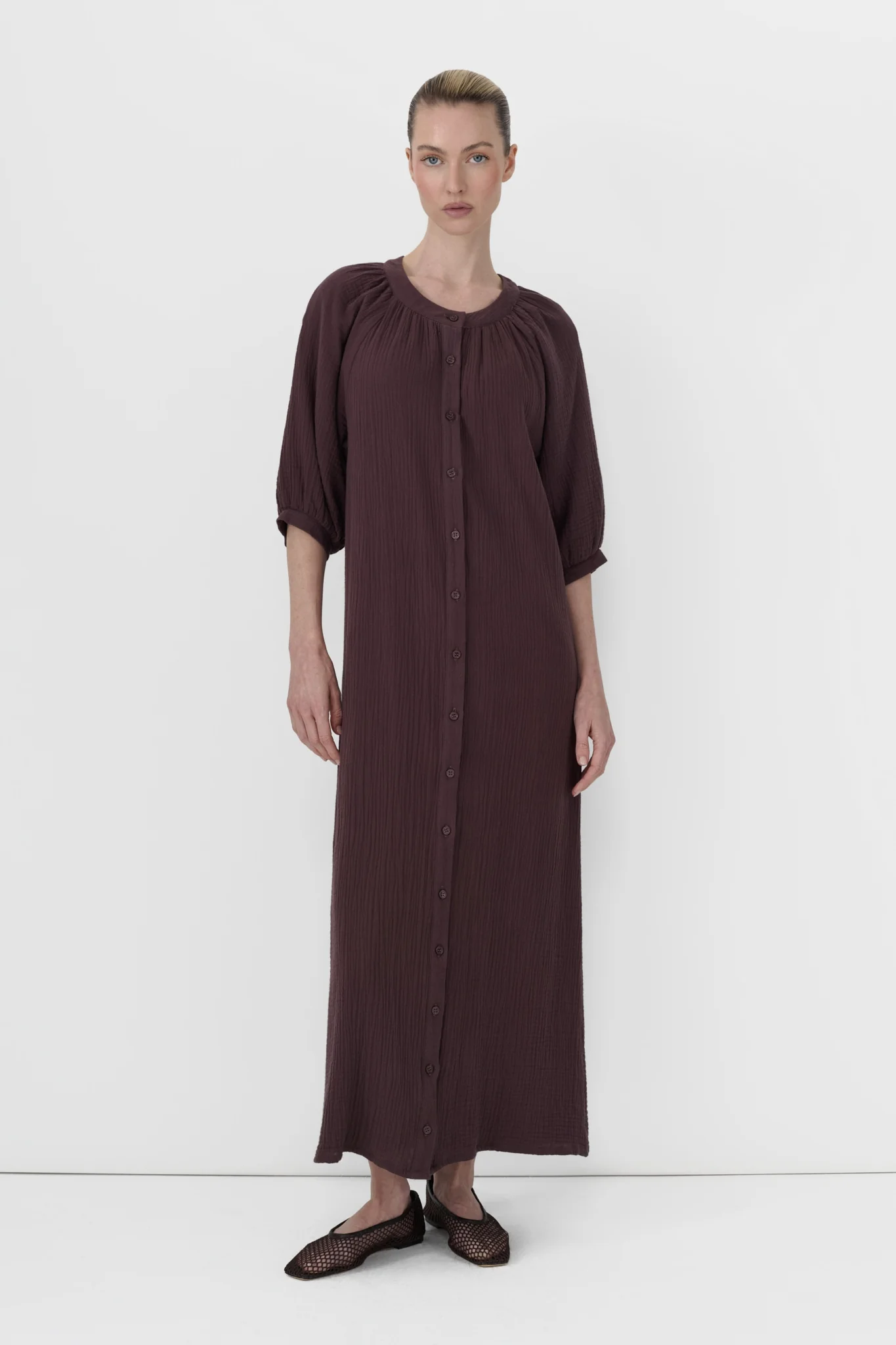 Gauze Maxi Dress - Image 12
