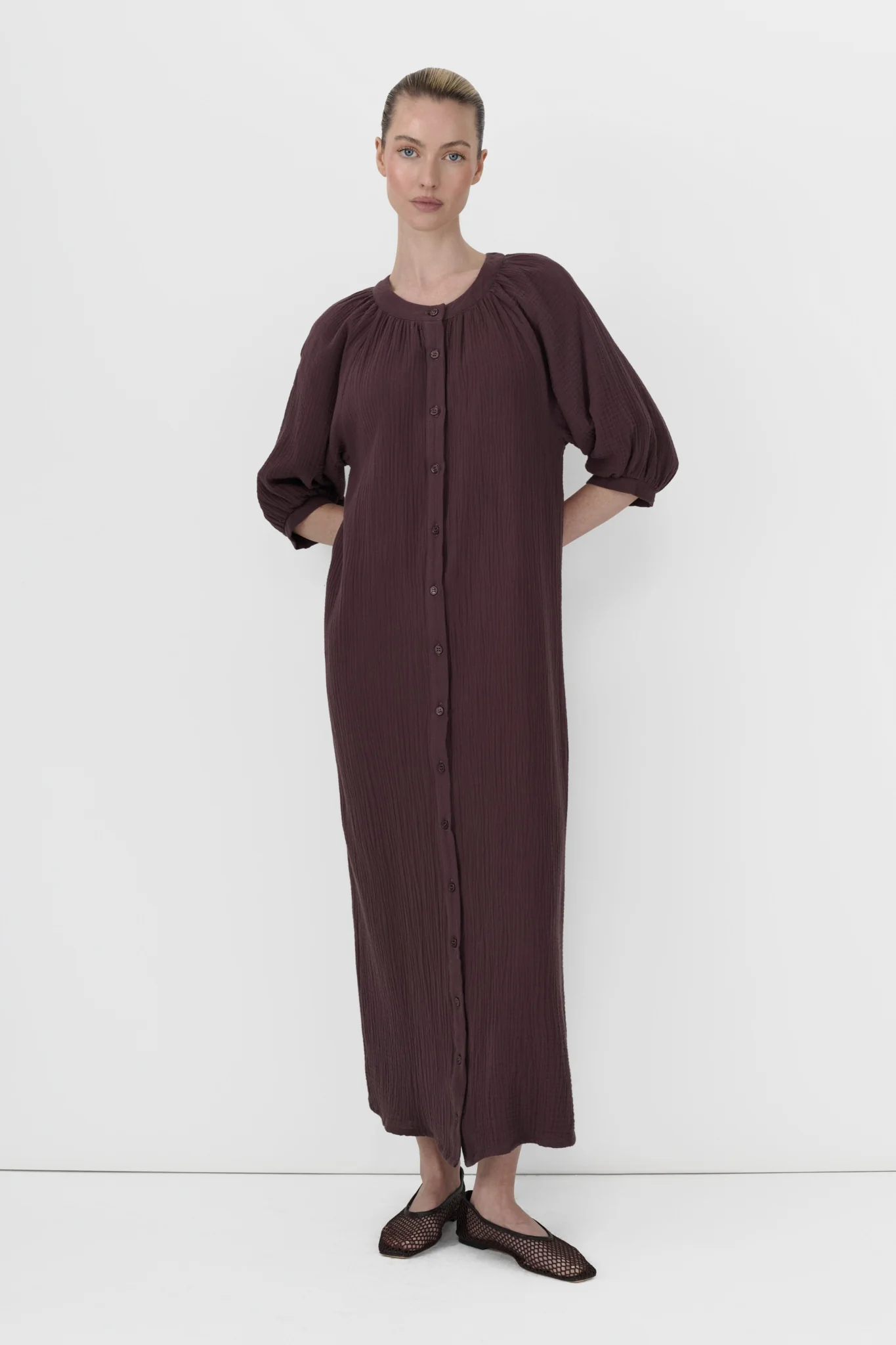Gauze Maxi Dress - Image 13