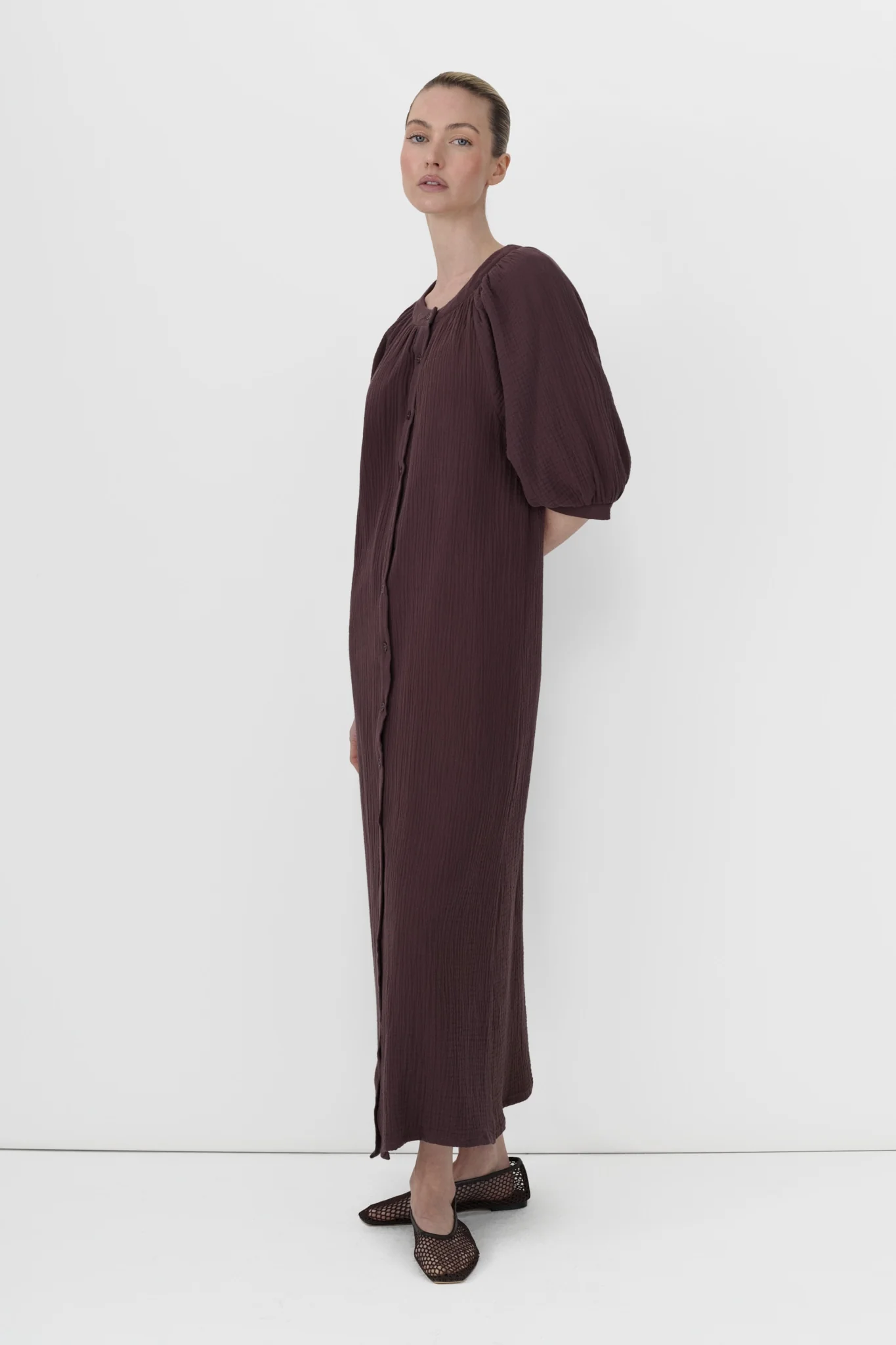 Gauze Maxi Dress - Image 15