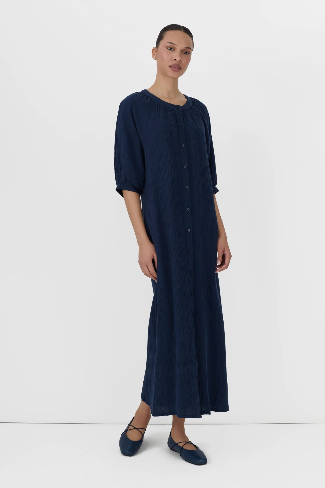 Gauze Maxi Dress - Image 18