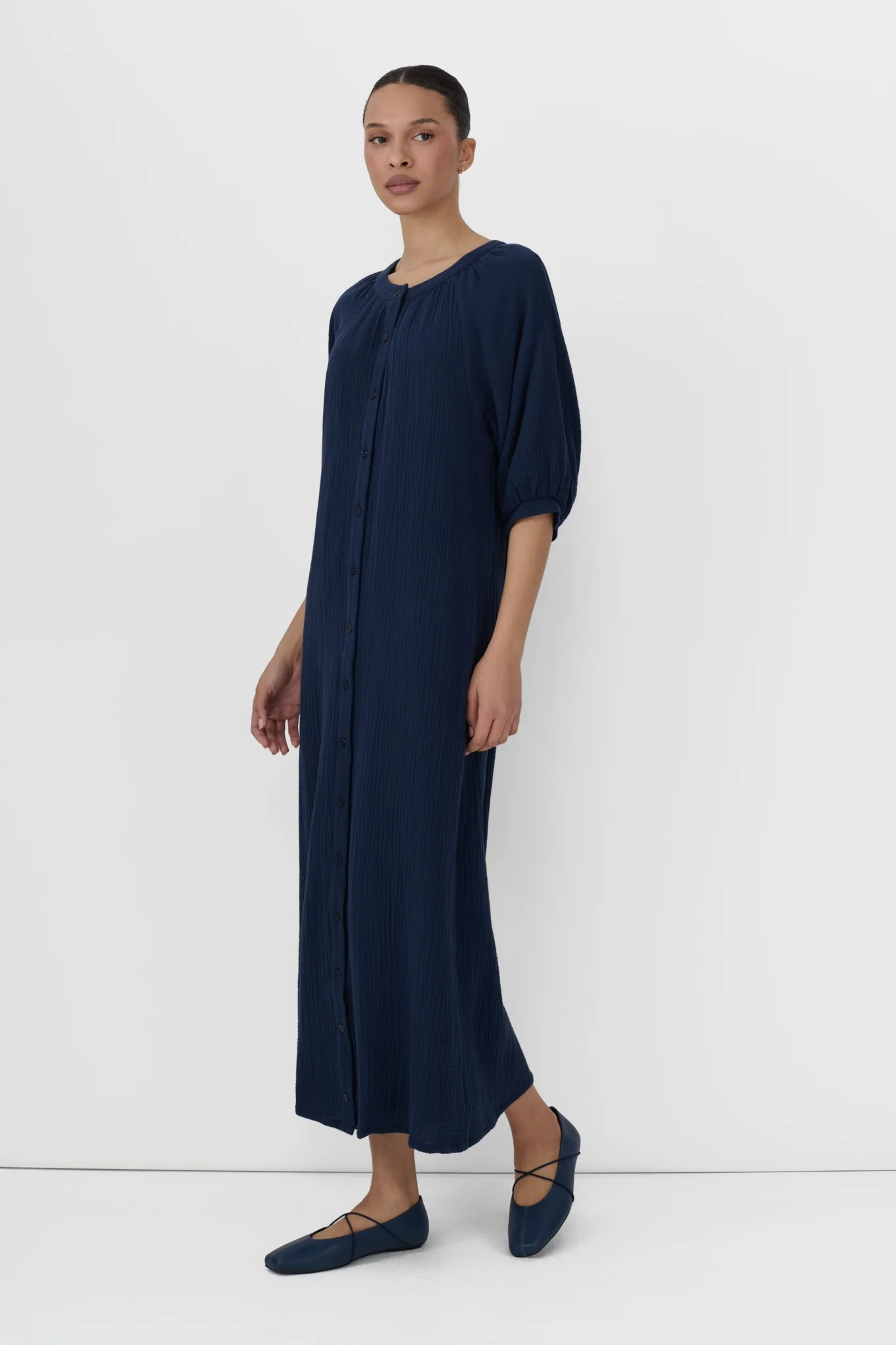 Gauze Maxi Dress - Image 3