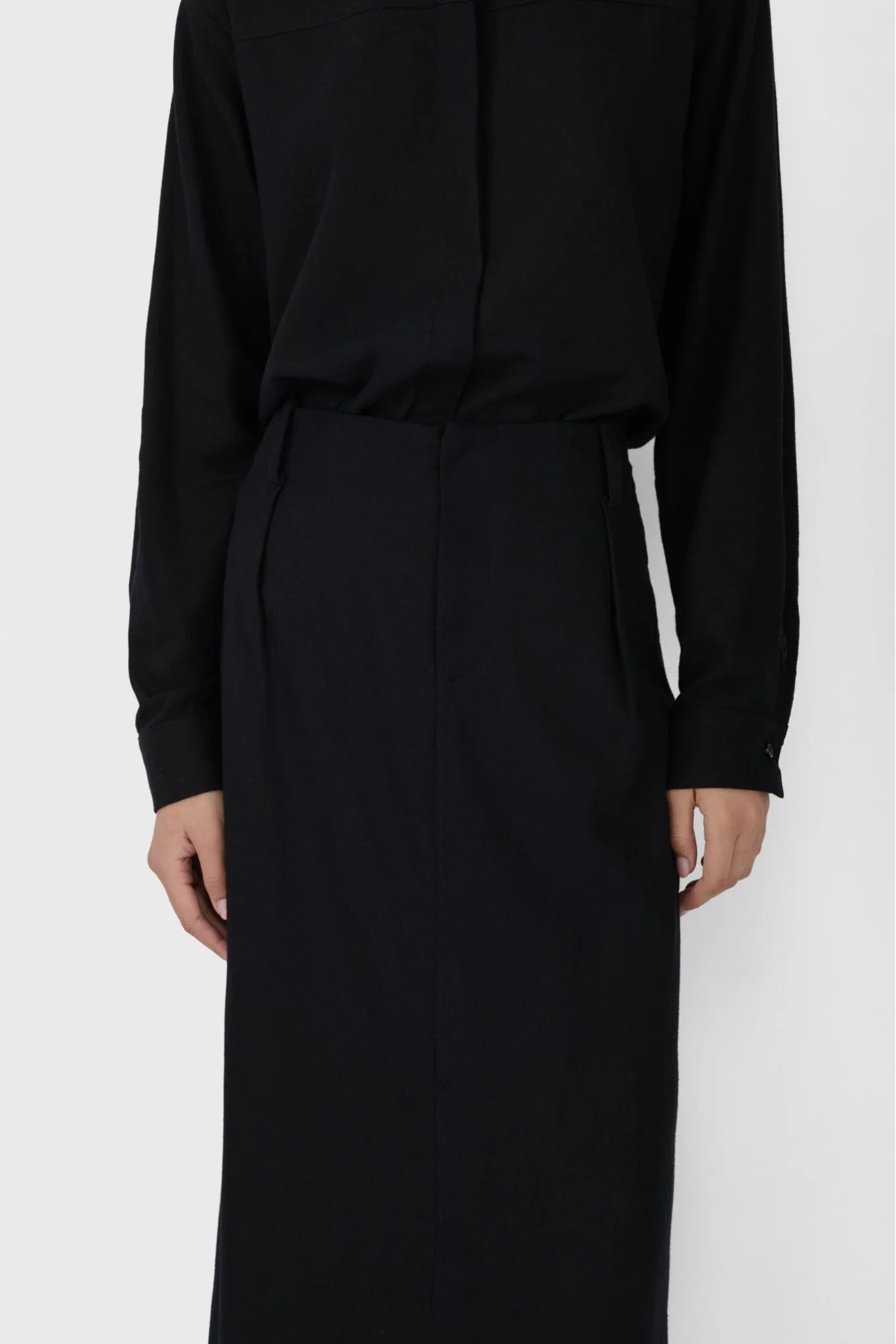 Linen Office Skirt - Image 3