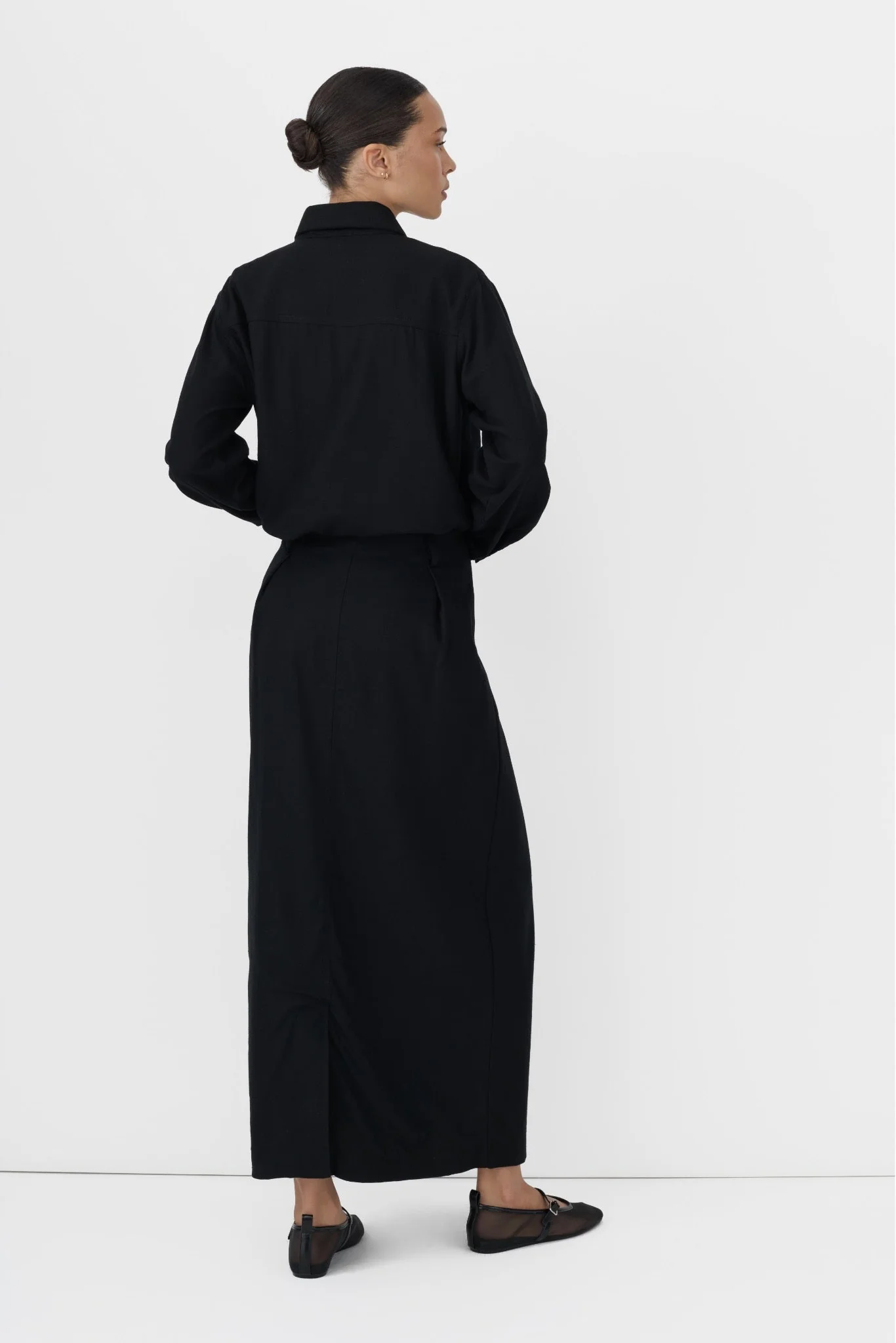 Linen Office Skirt - Image 4