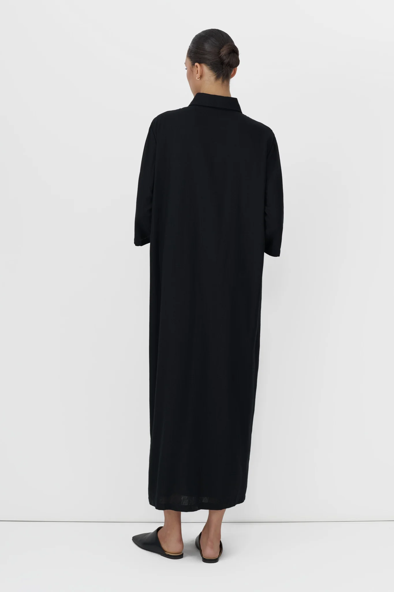 Linen Shirt Dress - Image 11