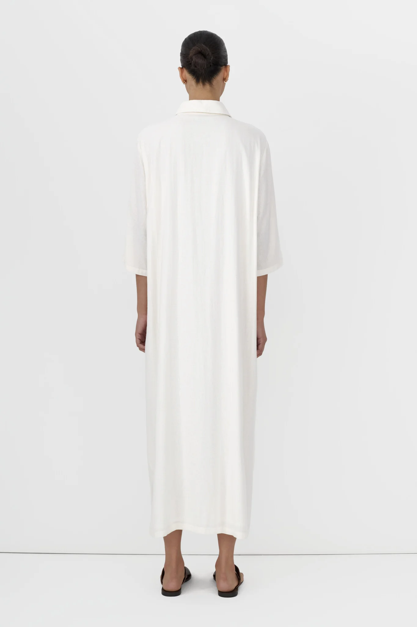 Linen Shirt Dress - Image 7
