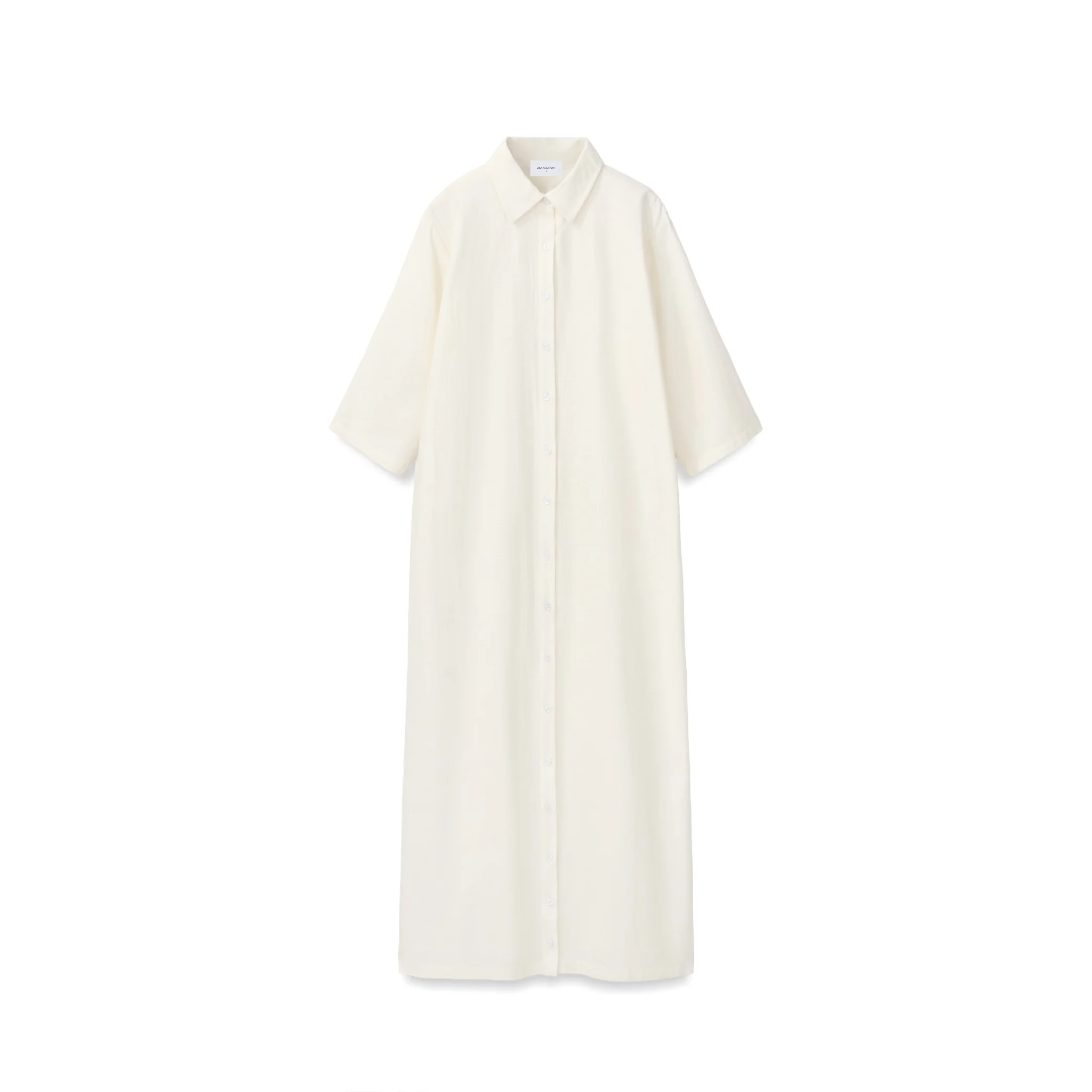 Linen Shirt Dress - Image 9