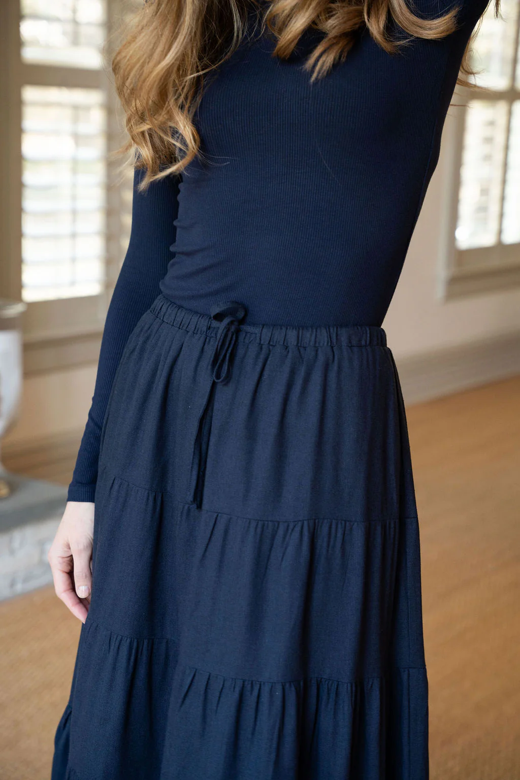 Linen Tier Skirt - Image 4