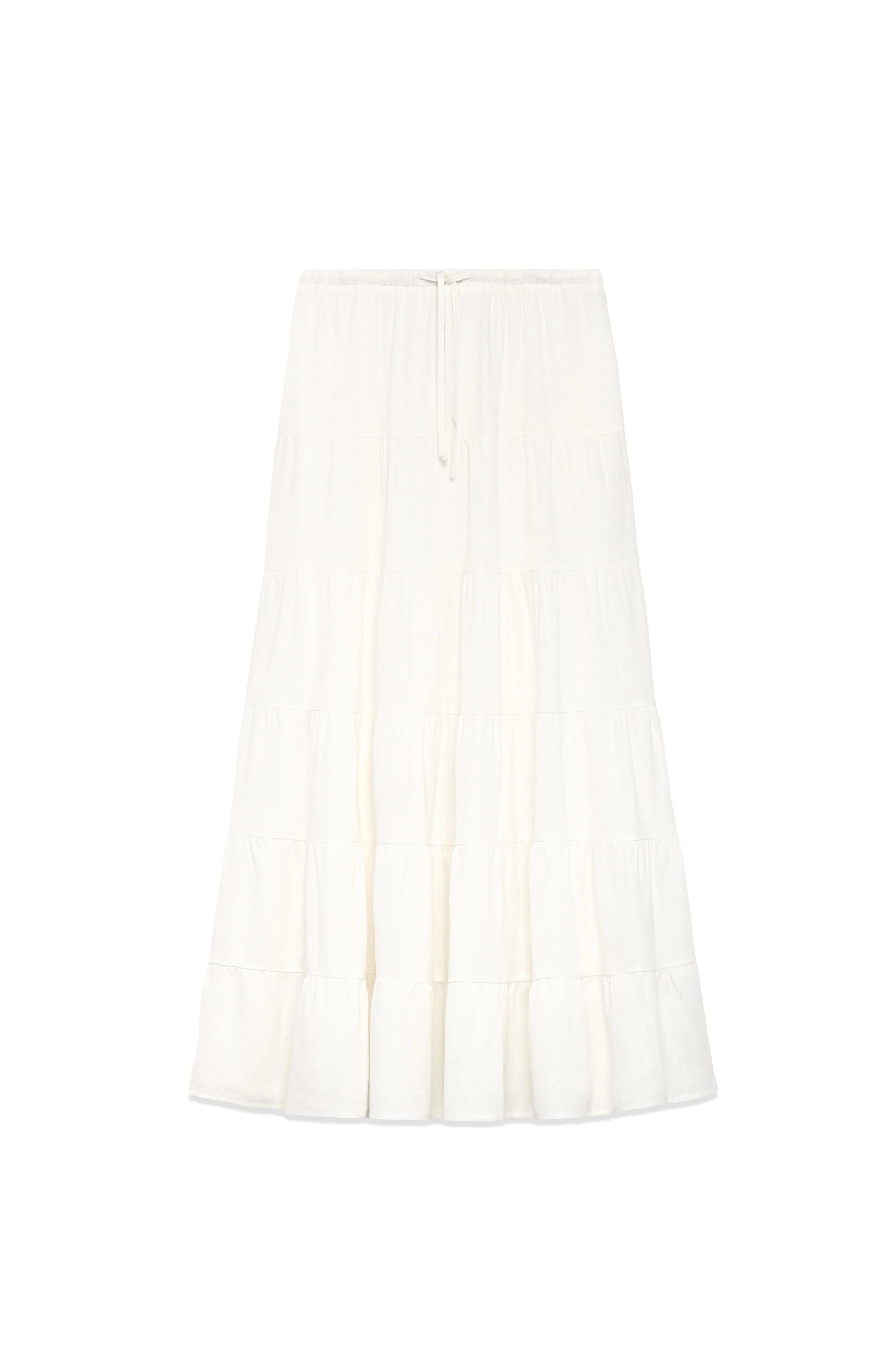 Linen Tier Skirt - Image 5