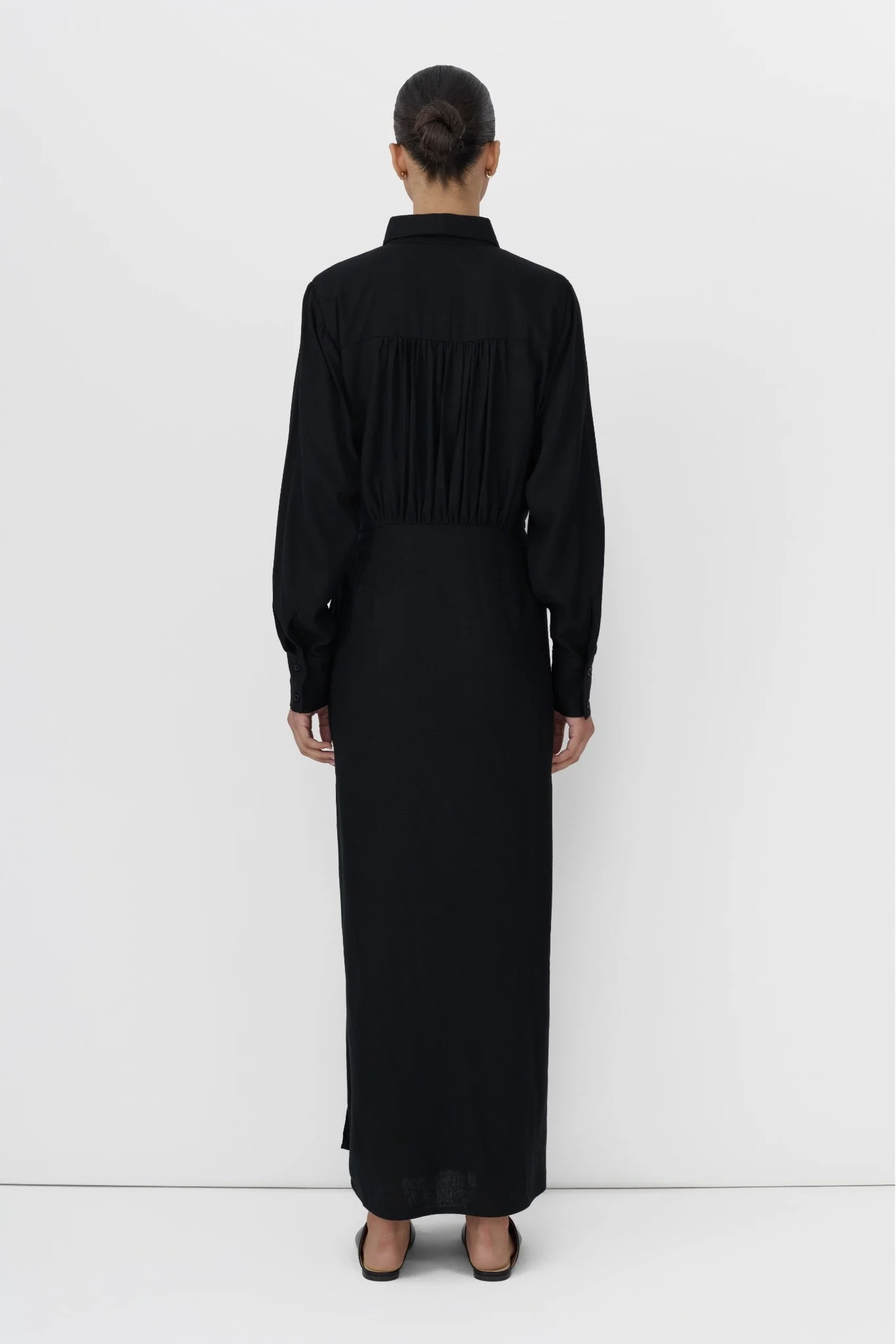 Linen Wrap Dress - Image 10