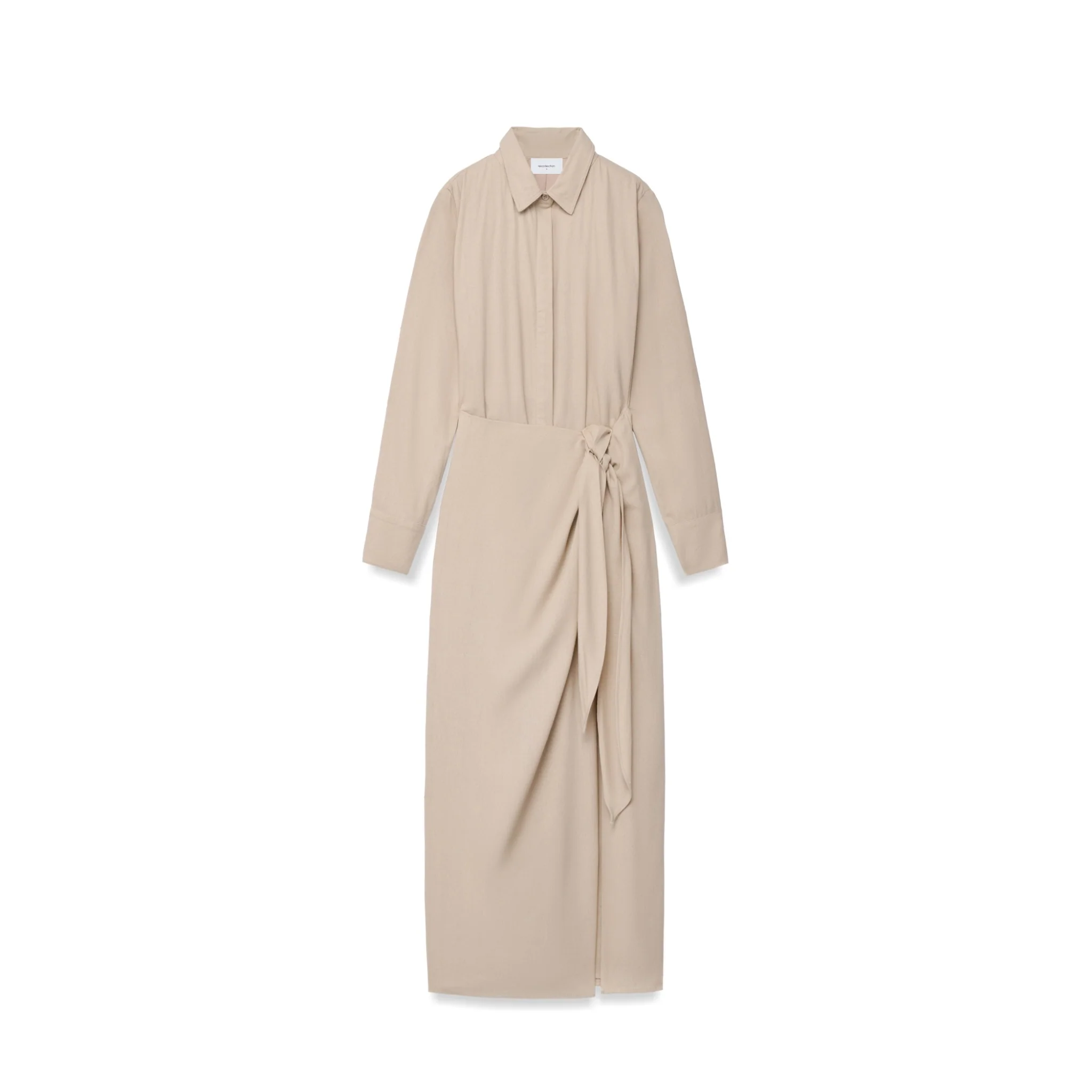 Linen Wrap Dress - Image 5