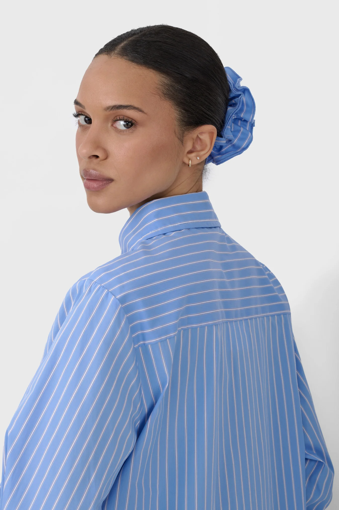 Maxi Striped Shirt Dress - Image 3