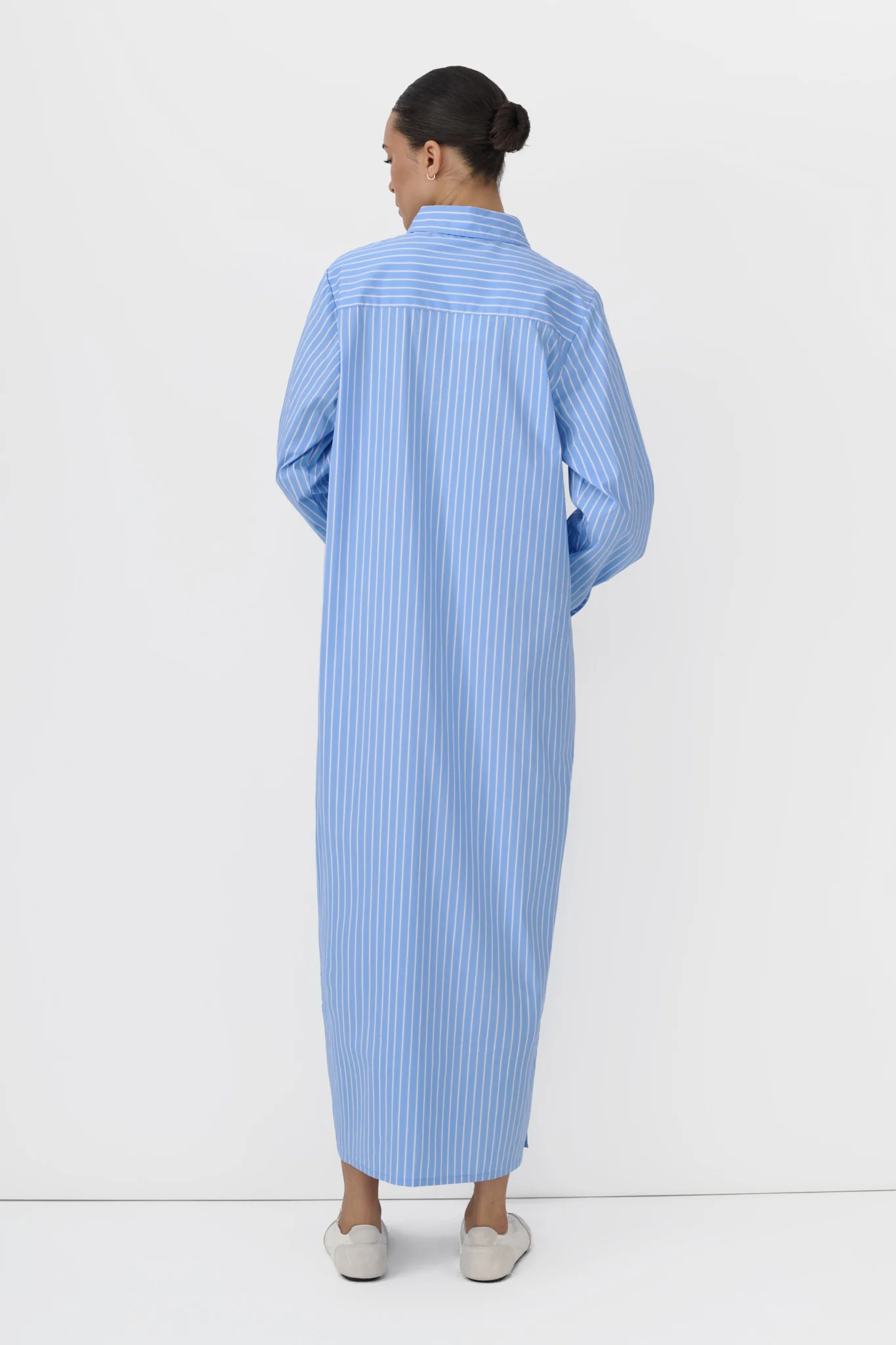Maxi Striped Shirt Dress - Image 5