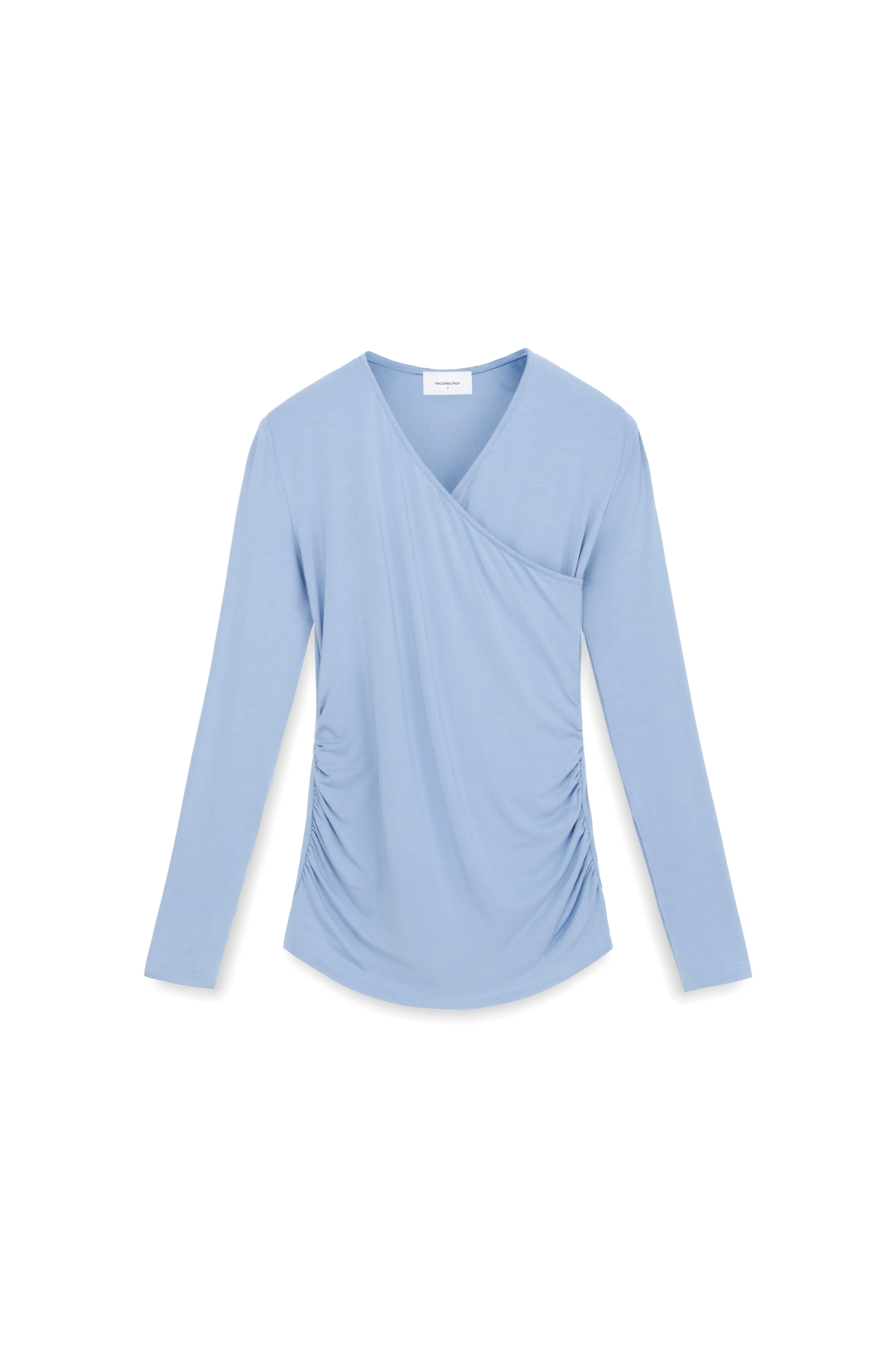 Modal Ruched Wrap Top - Image 7