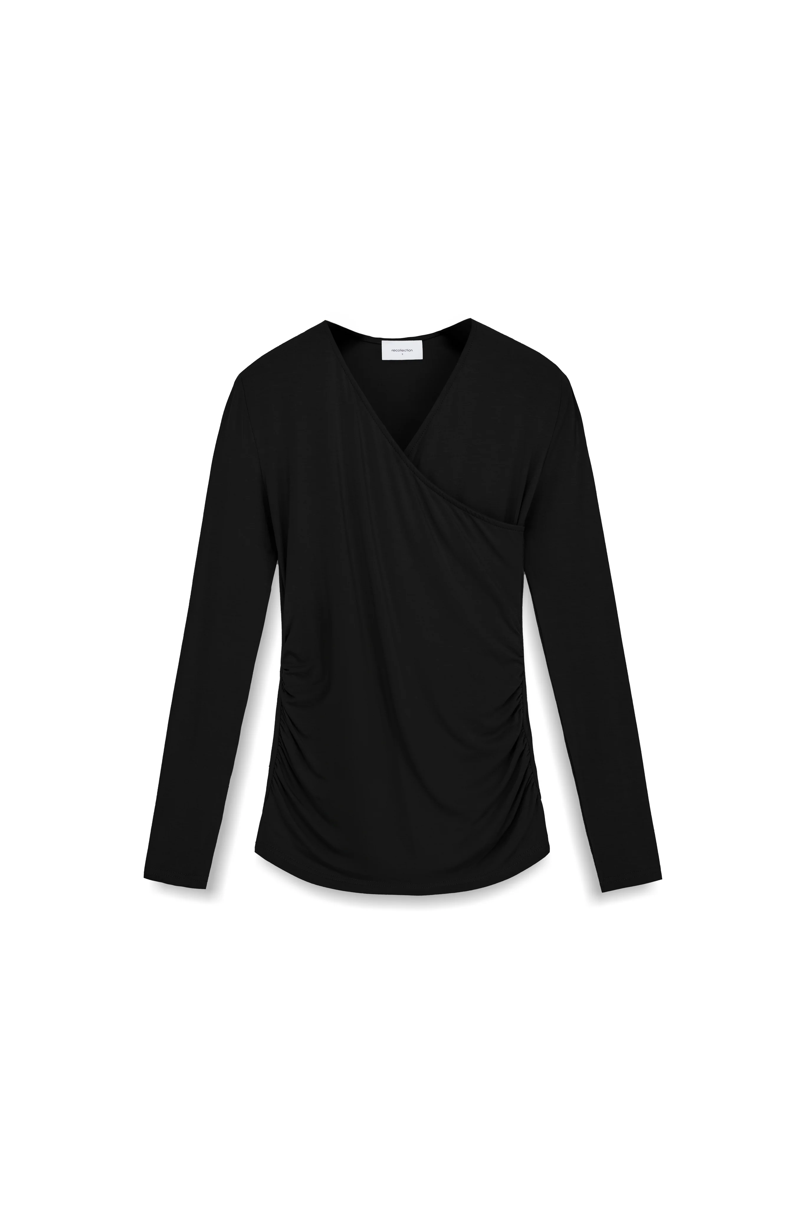 Modal Ruched Wrap Top - Image 8