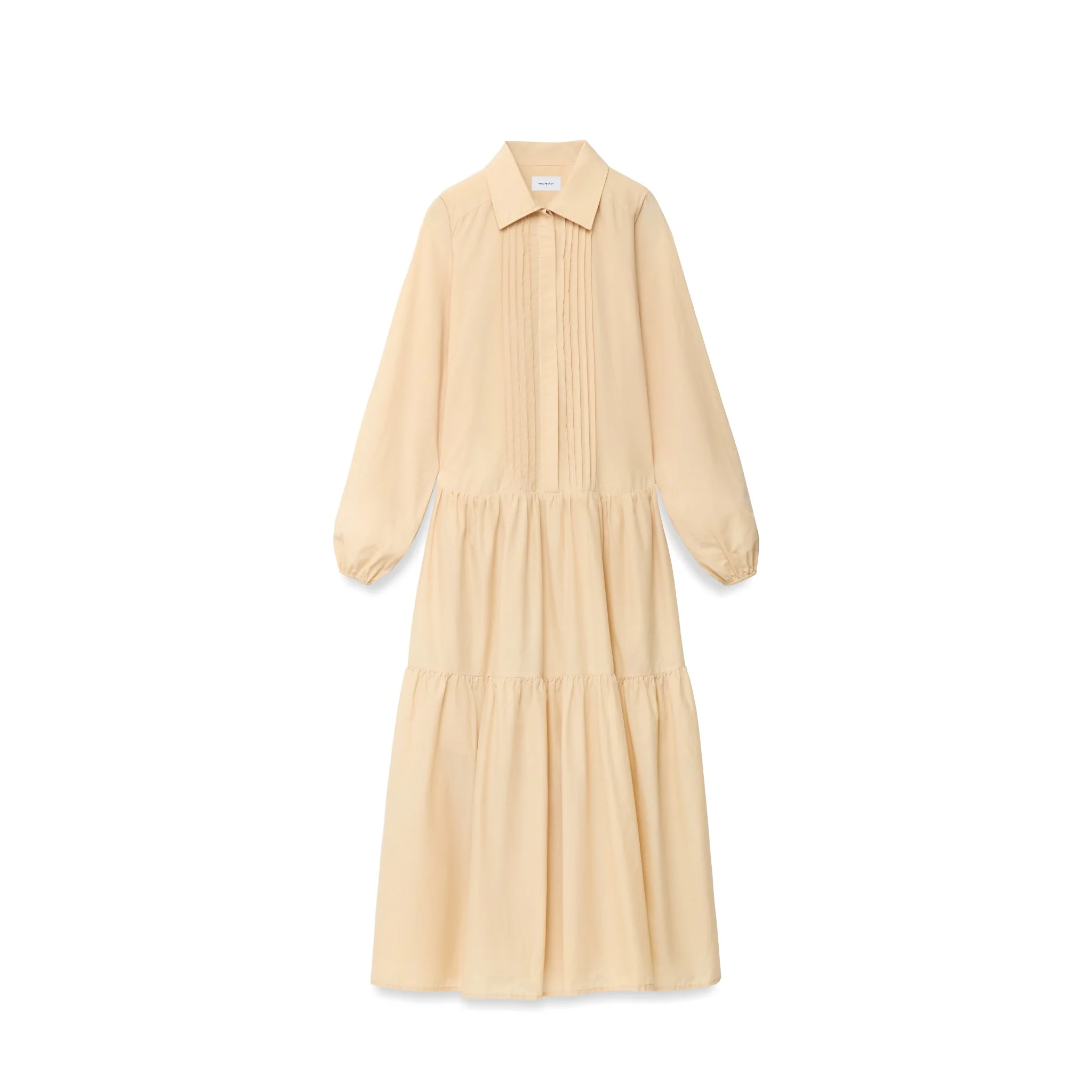 Pintuck Cotton Dress - Image 11