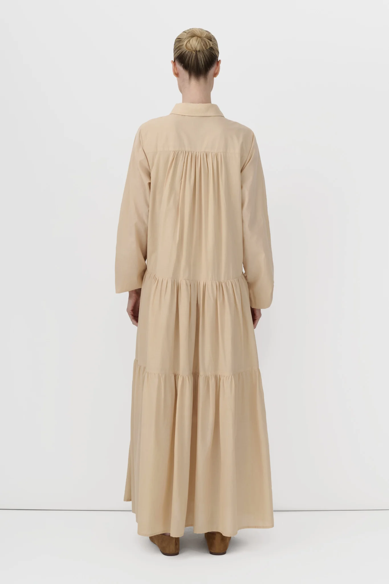 Pintuck Cotton Dress - Image 12