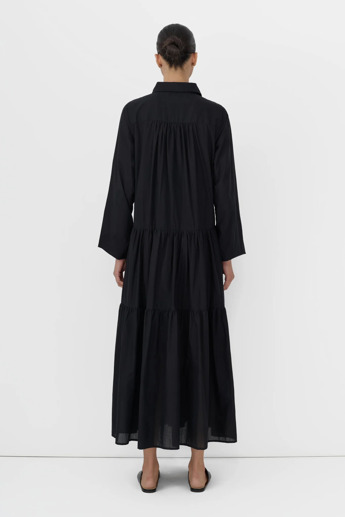 Pintuck Cotton Dress - Image 3