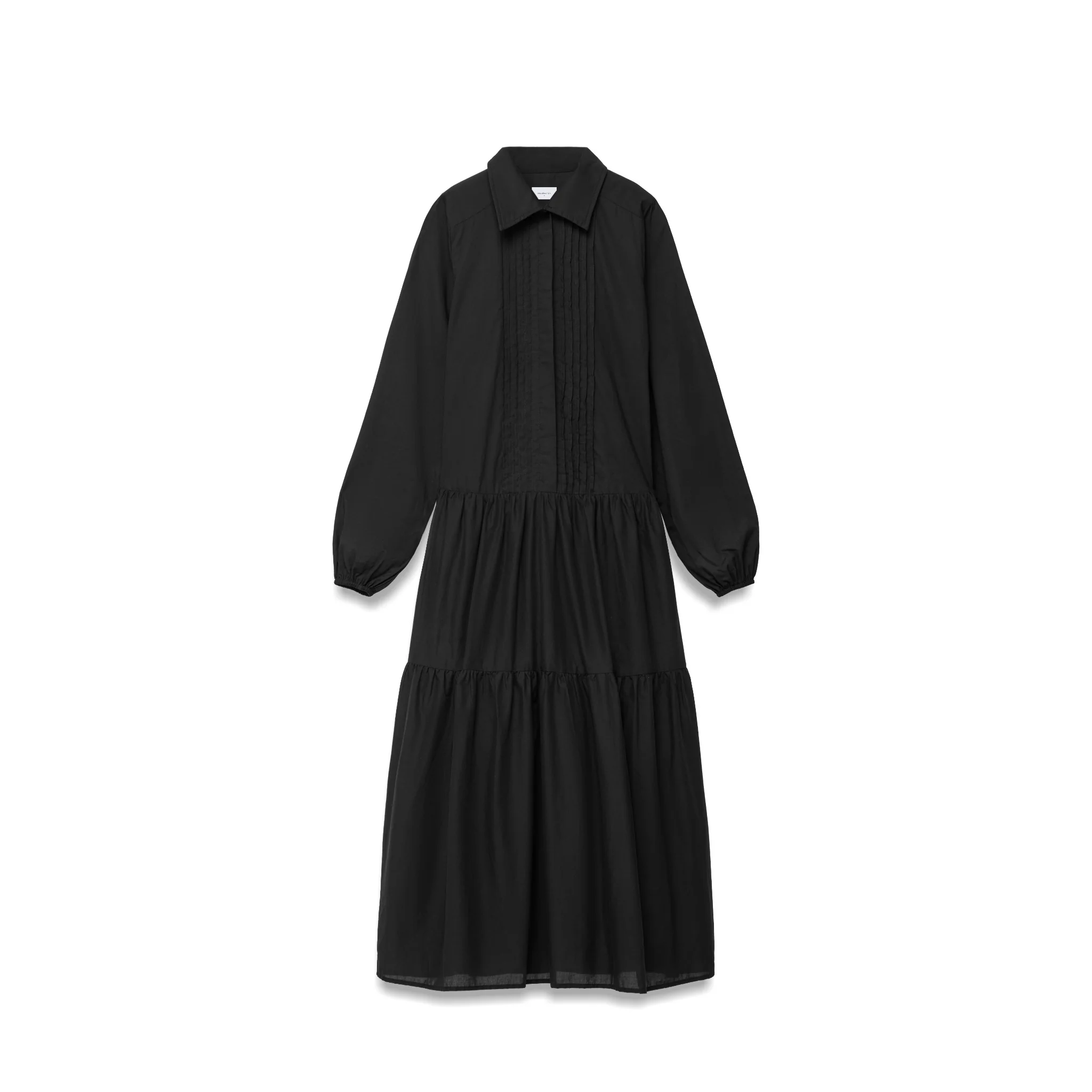 Pintuck Cotton Dress - Image 4