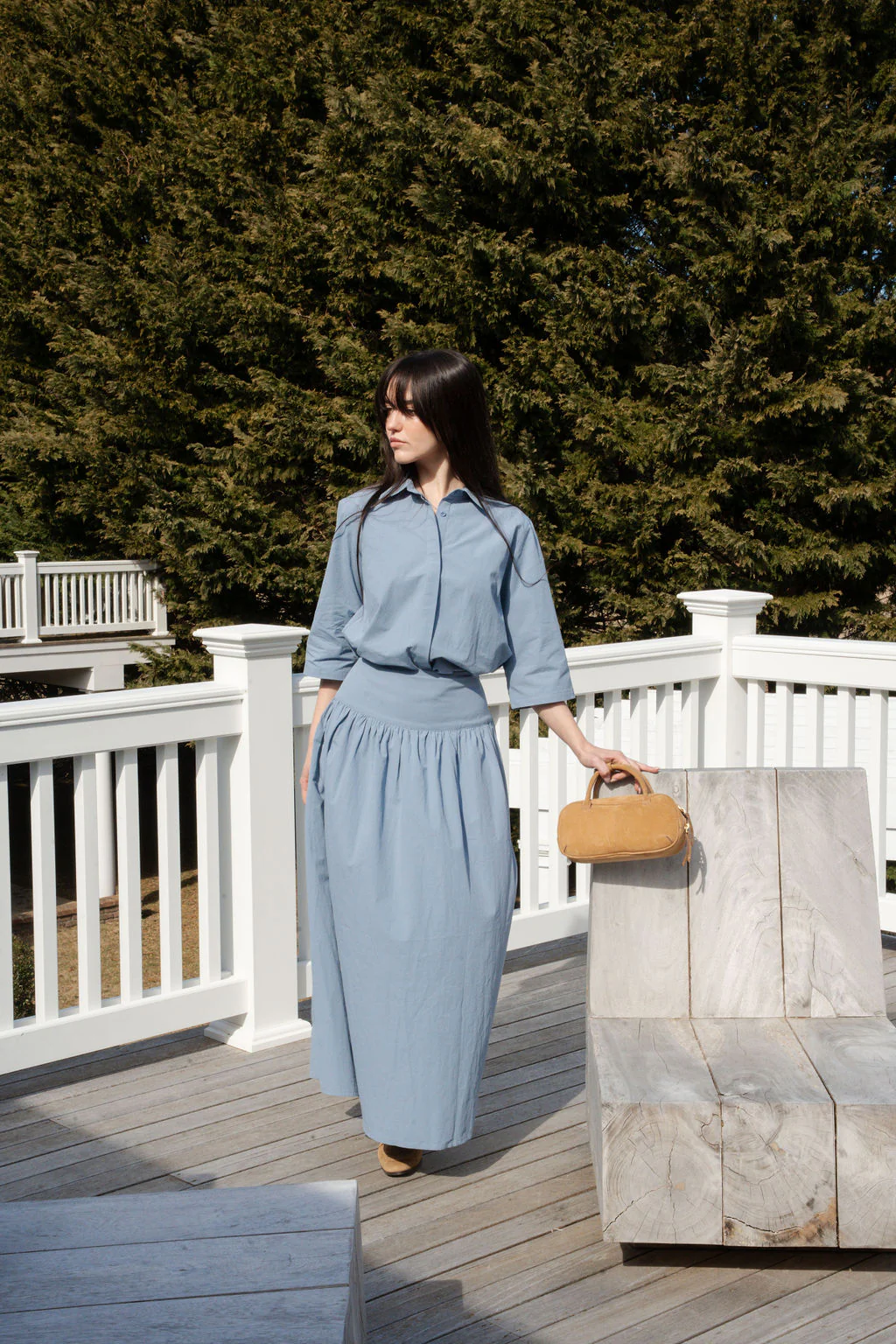 Poplin Maxi Skirt - Image 5