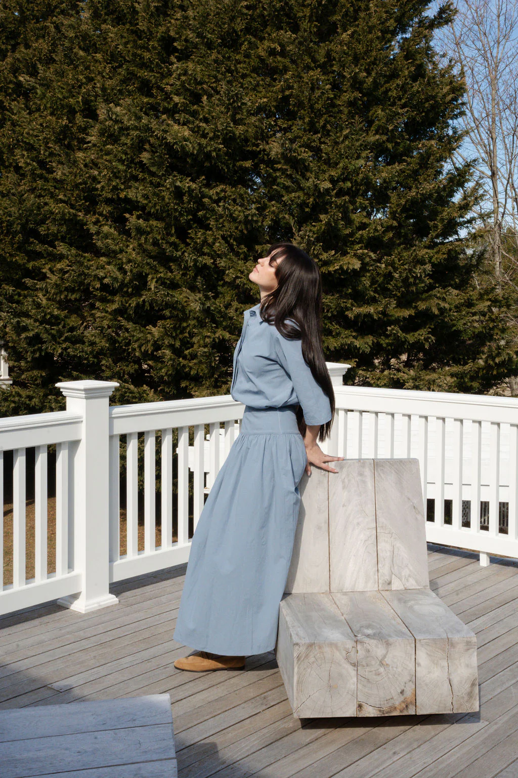 Poplin Maxi Skirt - Image 6