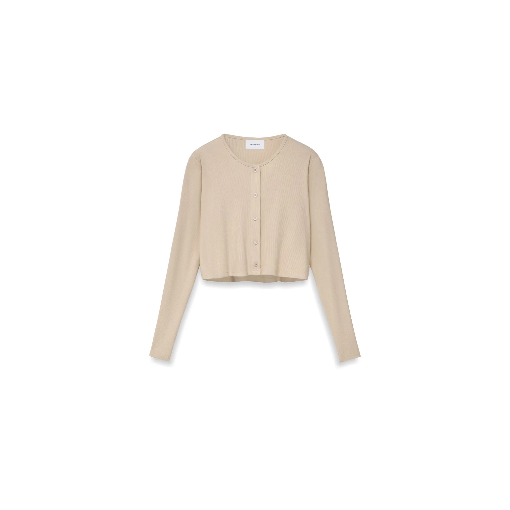 Ribbed Cropped Cardigan - Image 10