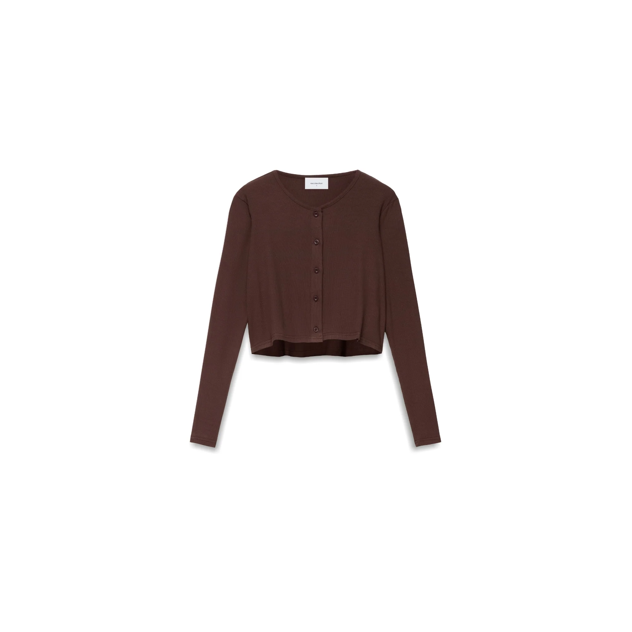 Ribbed Cropped Cardigan - Image 14