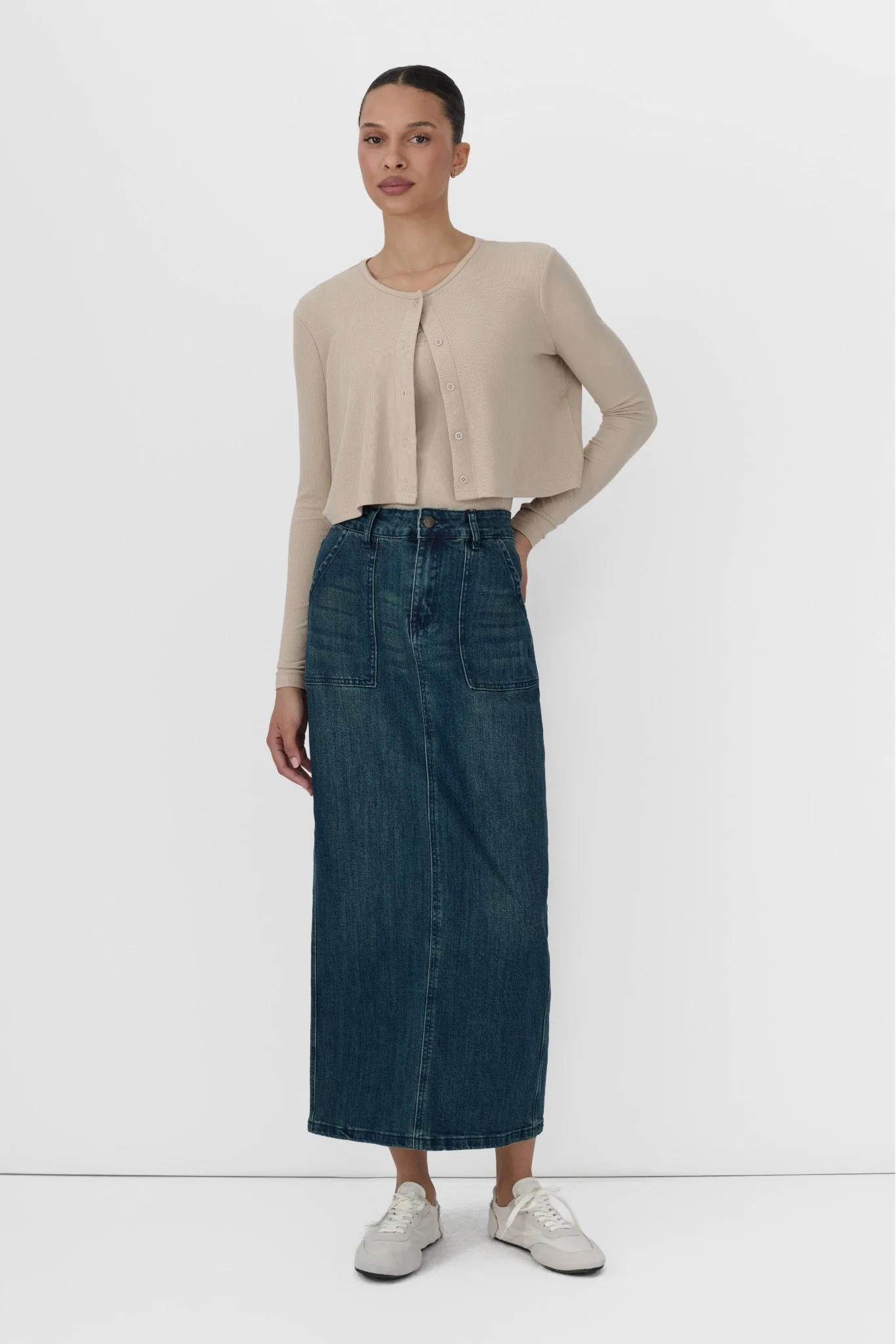 Ribbed Cropped Cardigan - Image 15