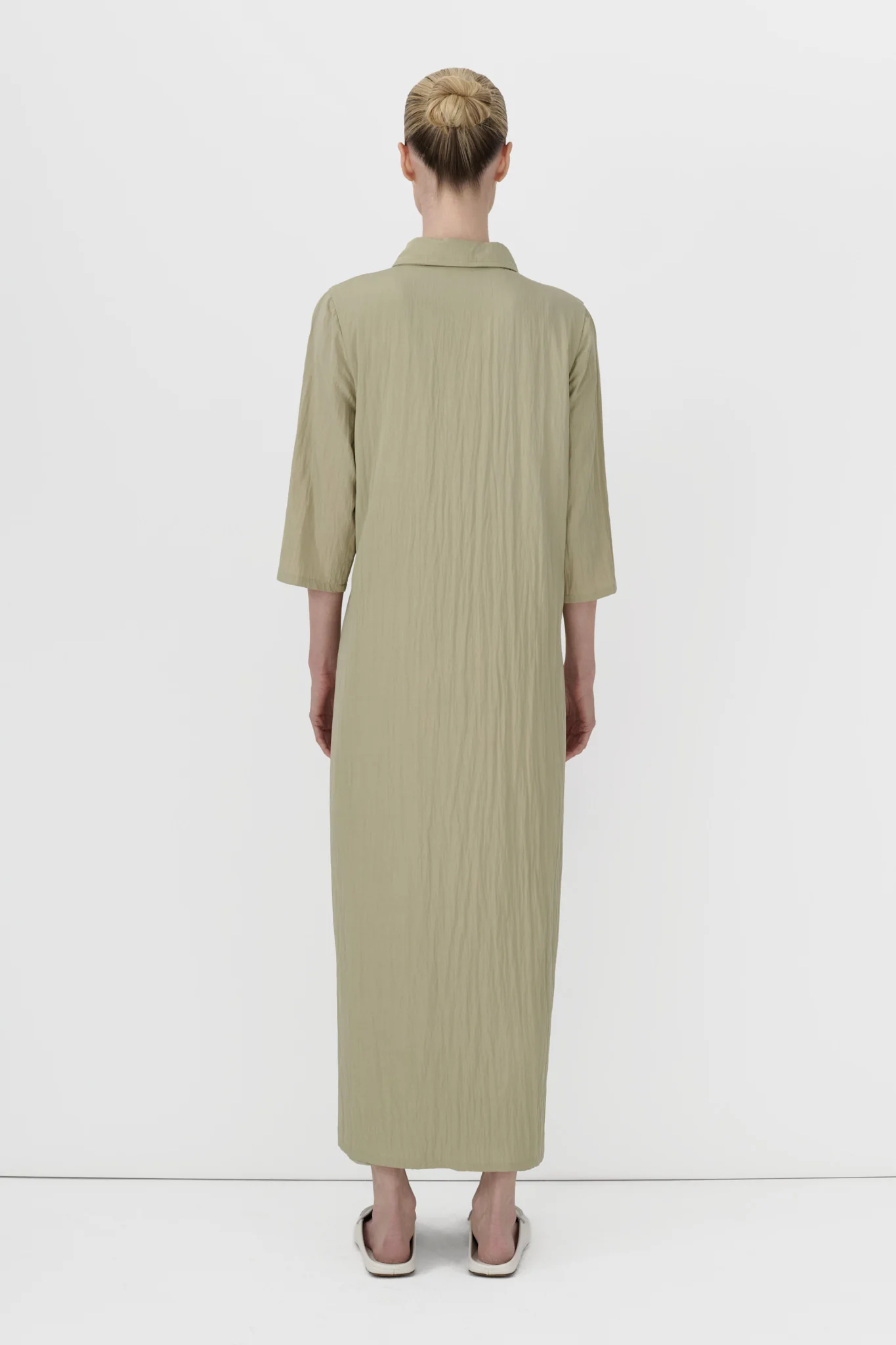 Side Button Shirt Dress - Image 15