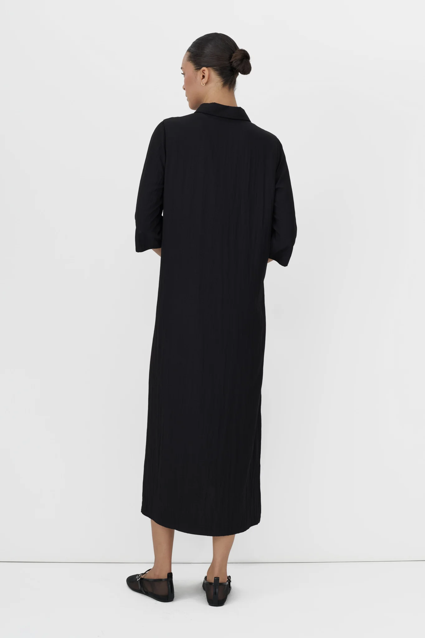 Side Button Shirt Dress - Image 5