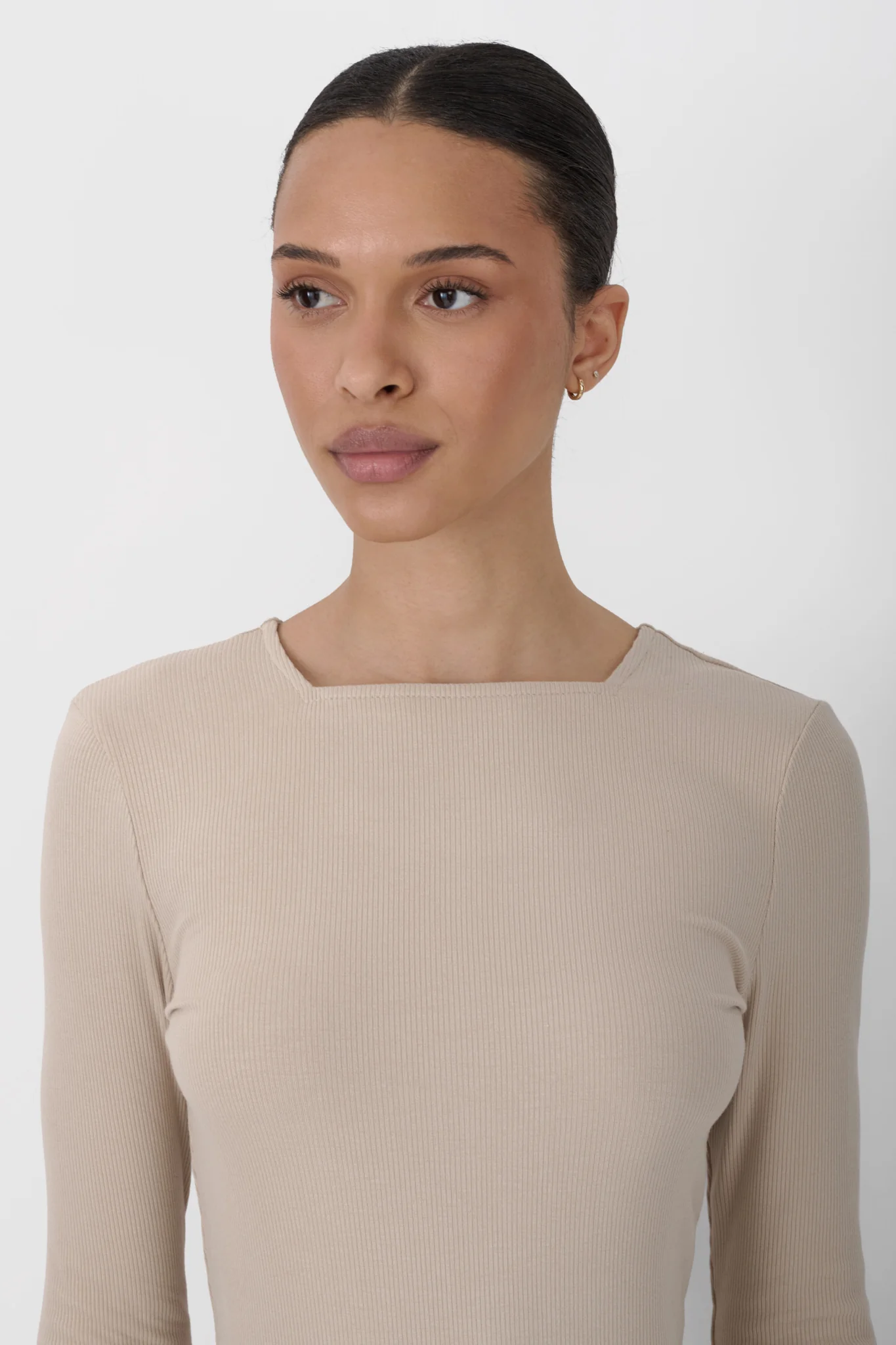 Square Neck Ribbed Top - Image 8